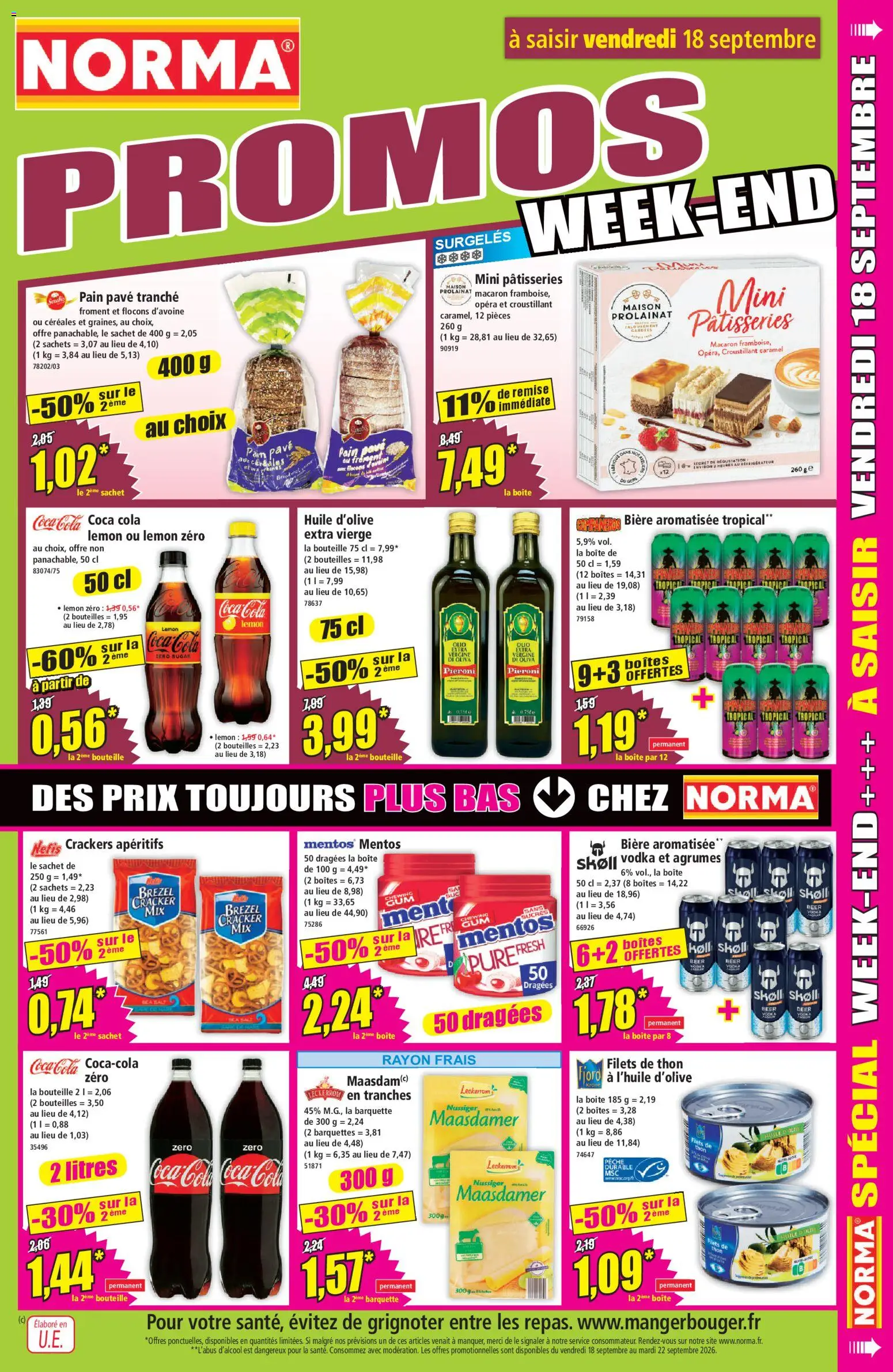 {H1} | Page: 13 | Produits: Pêche, Pain, Céréales, Bière aromatisée