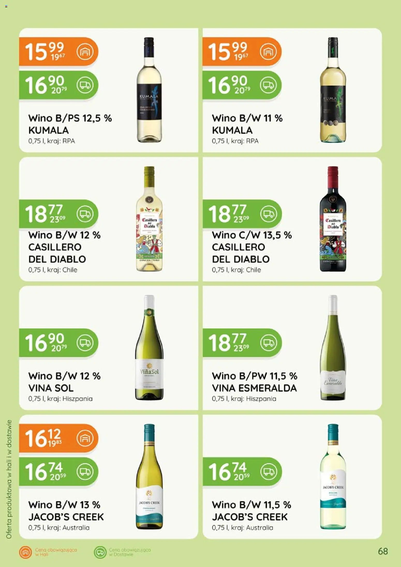 Eurocash gazetka - Katalog Alkoholowy od 01.05.2026 | Strona: 68 | Produkty: Wino, Sól