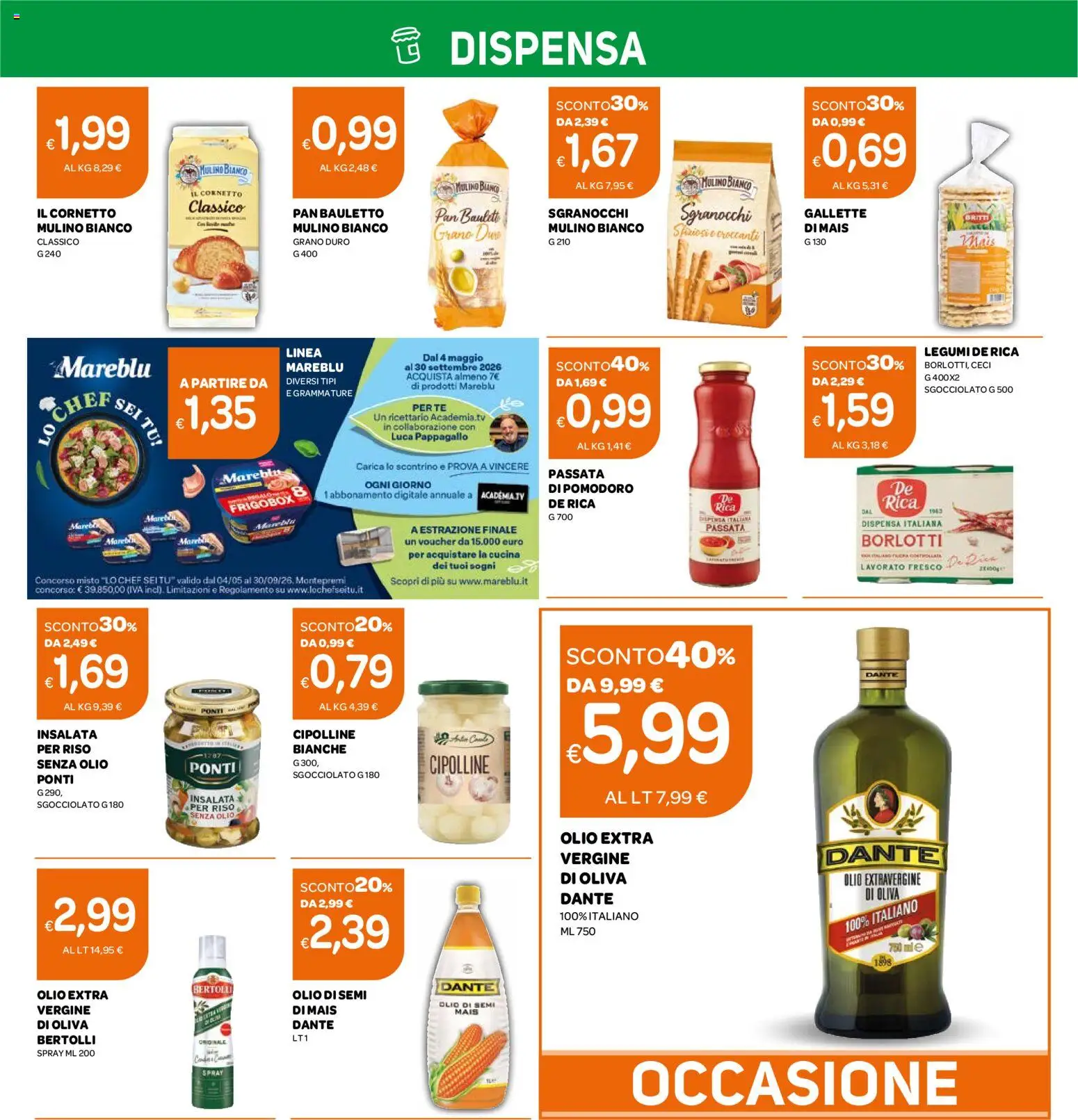 Volantino Ekom del 19.05.2026 | Pagina: 3 | Prodotti: Insalata, Ceci, Gallette, Mais