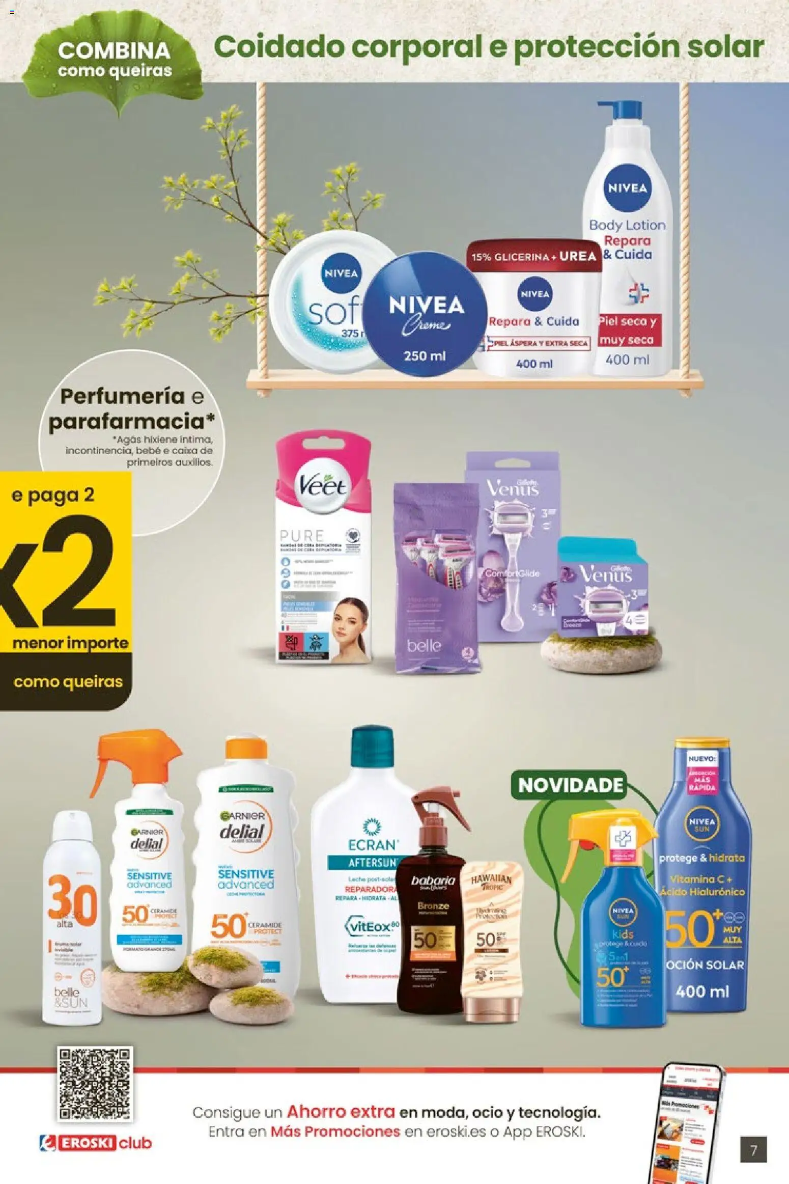 Eroski 3x2 En toda  la perfumería y parafarmacia │ válido desde el 30.04.2026 | Página: 7