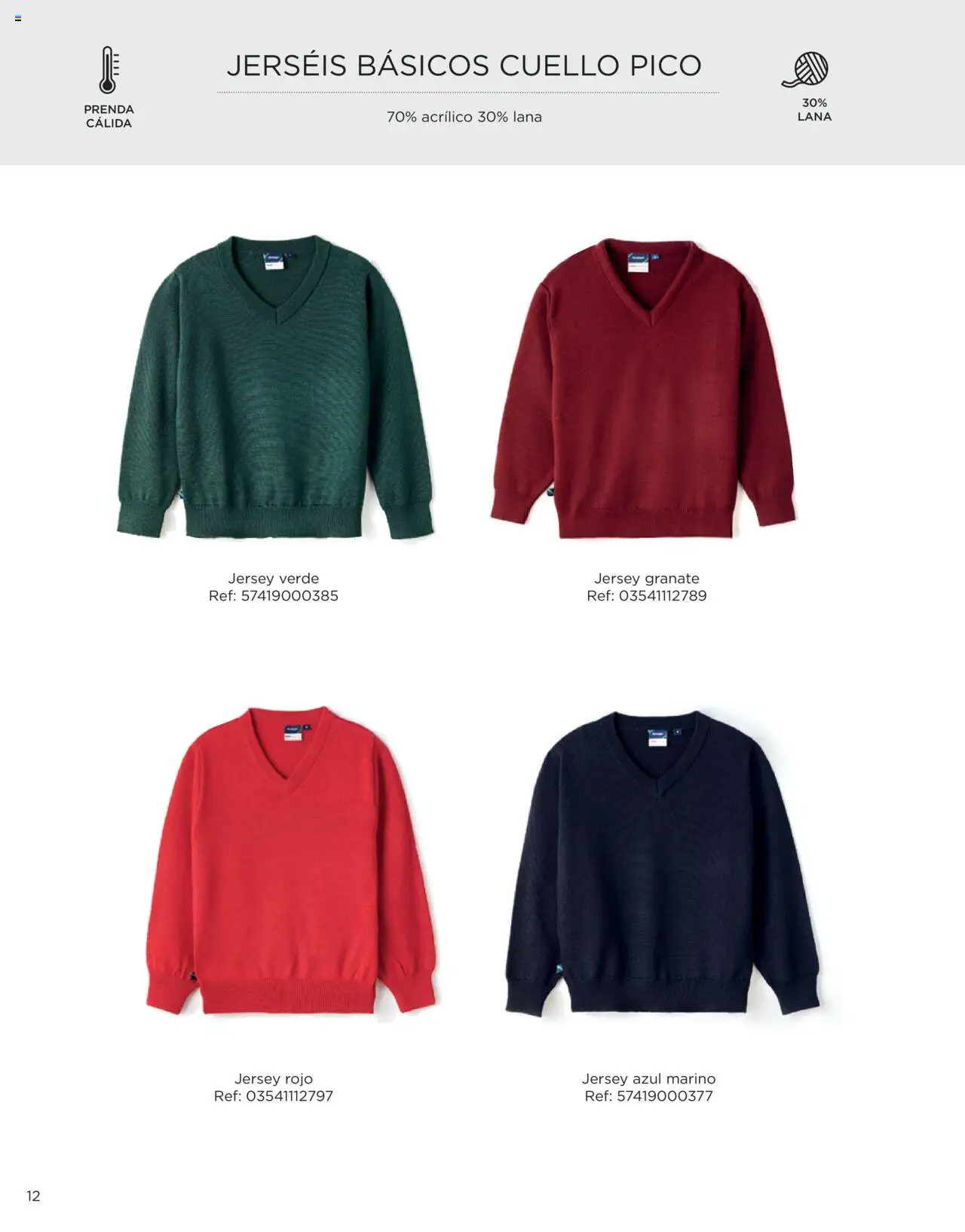 El Corte Inglés Uniformes │ válido desde el 22/04/2025 | Página: 12