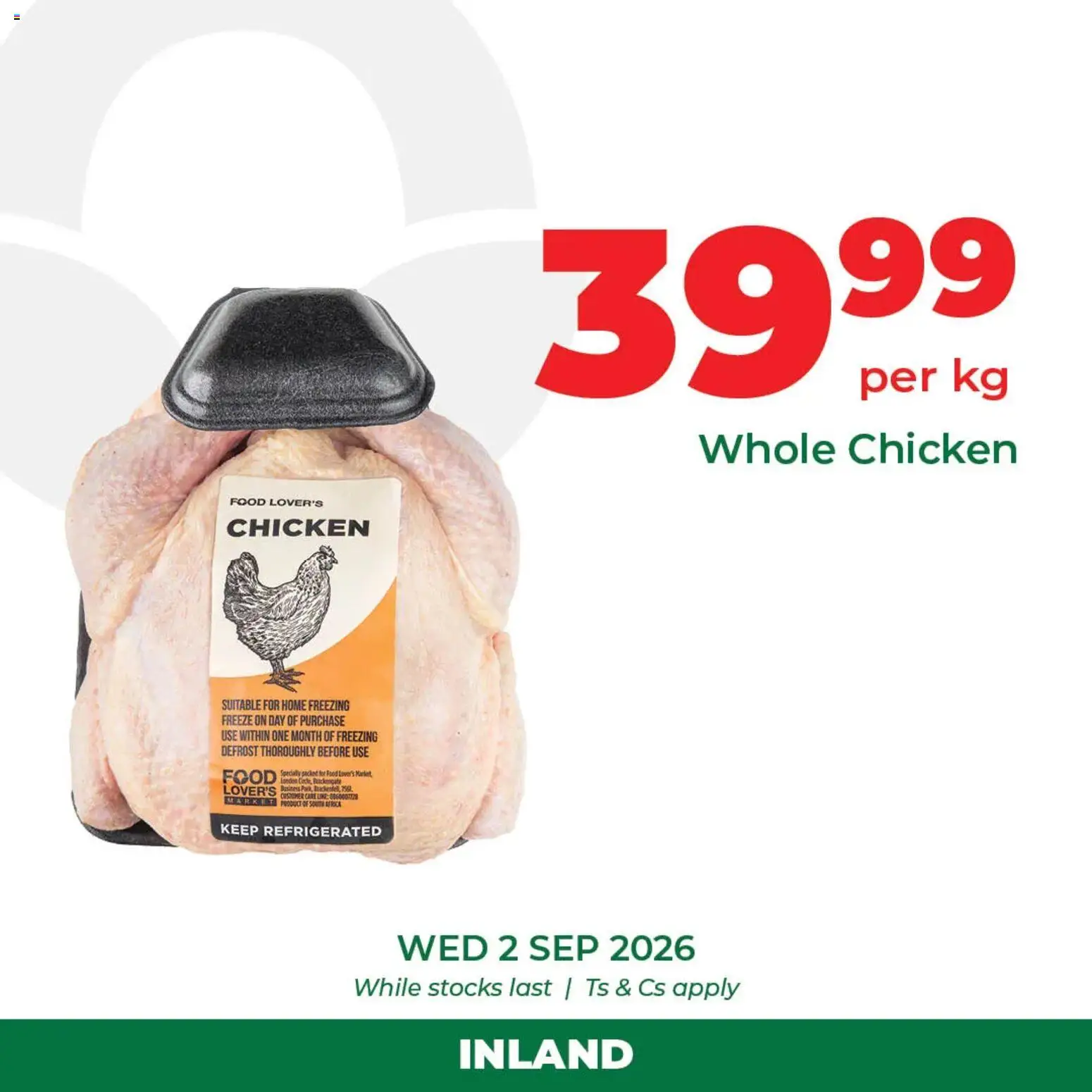 New Food Lover's Market catalogue – valid from 02/09/2026 | Page: 3 | Products: Chicken