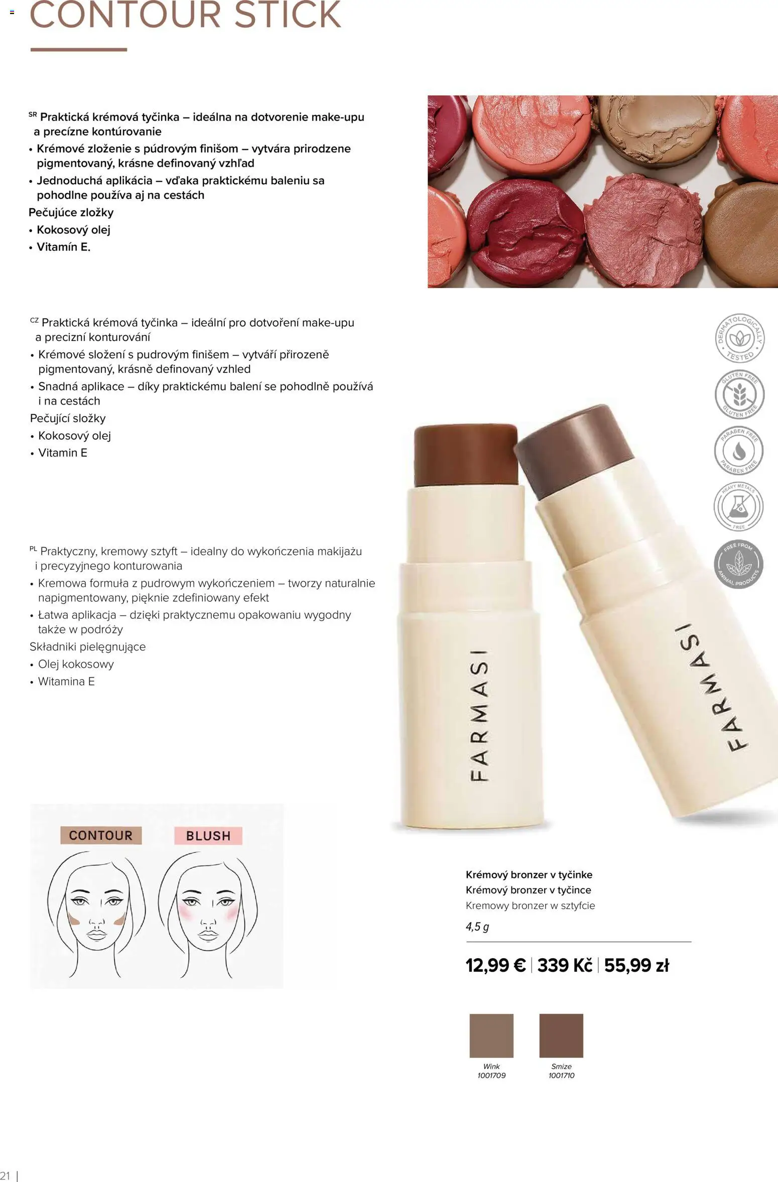 Nové Farmasi akcie – leták je platný od 01.07.2026 | Strana: 20 | Produkty: Kokosový olej, Olej, Bronzer
