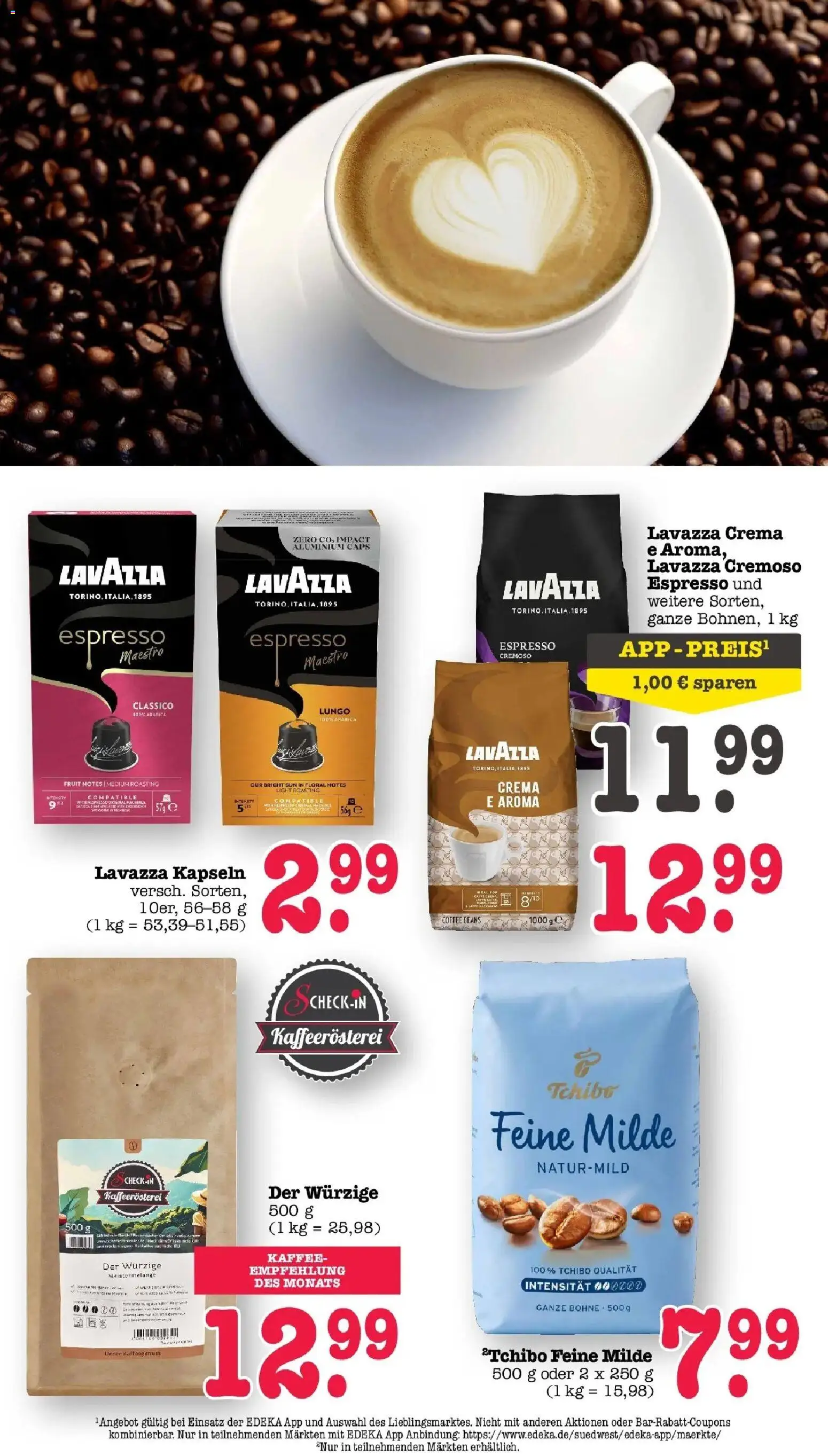 Edeka prospekt Bühlertal	 – gültig ab 03.05.2026 | Seite: 42 | Produkte: Lavazza, Kaffee