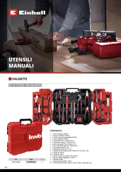 Anteprima del volantino Einhell volantino Accessori  valido a partire dal 17.03.2026 | Pagina: 168