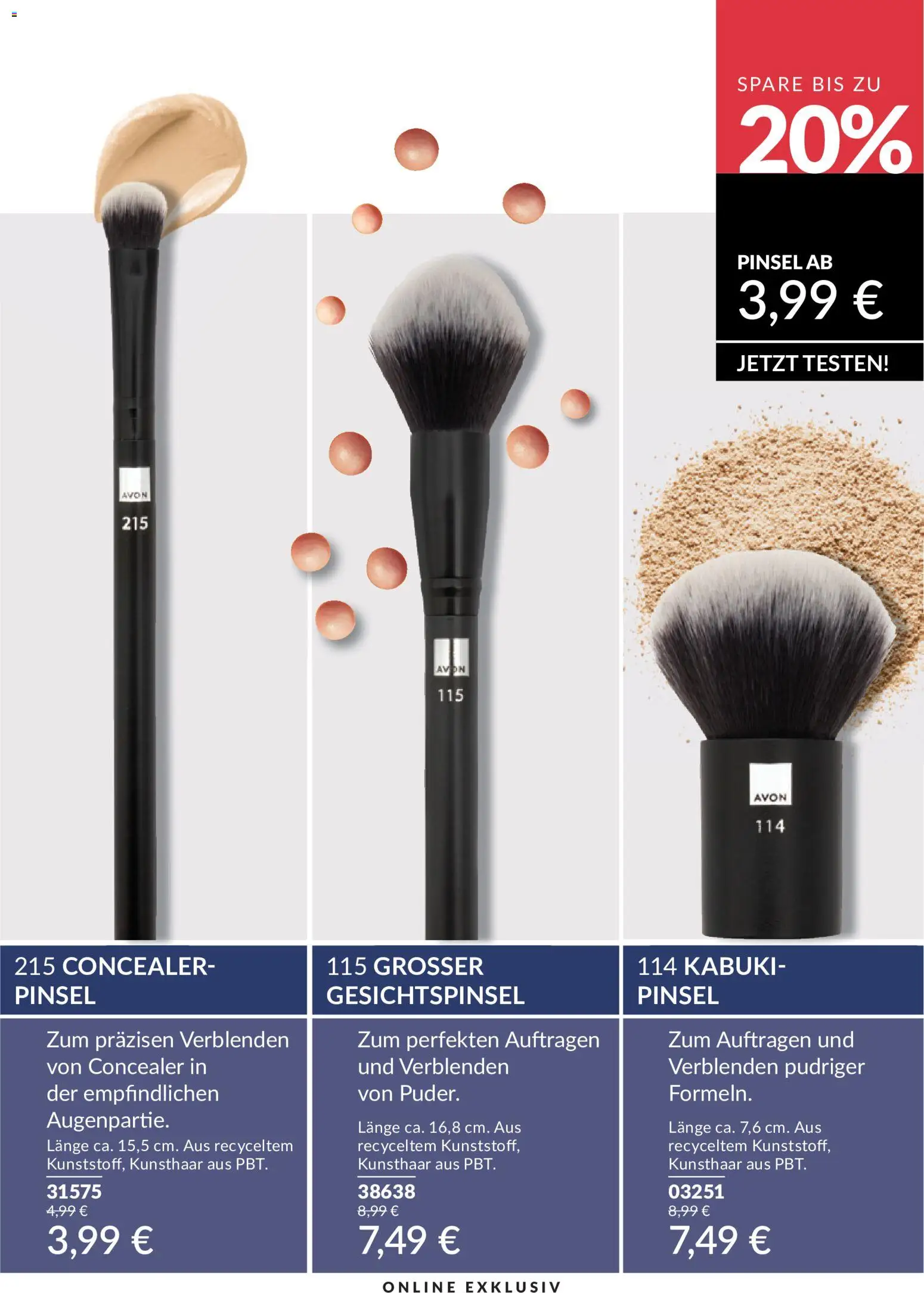 AVON Katalog Mai 2026 – gültig ab 01.05.2026 | Seite: 71 | Produkte: Concealer, Pinsel