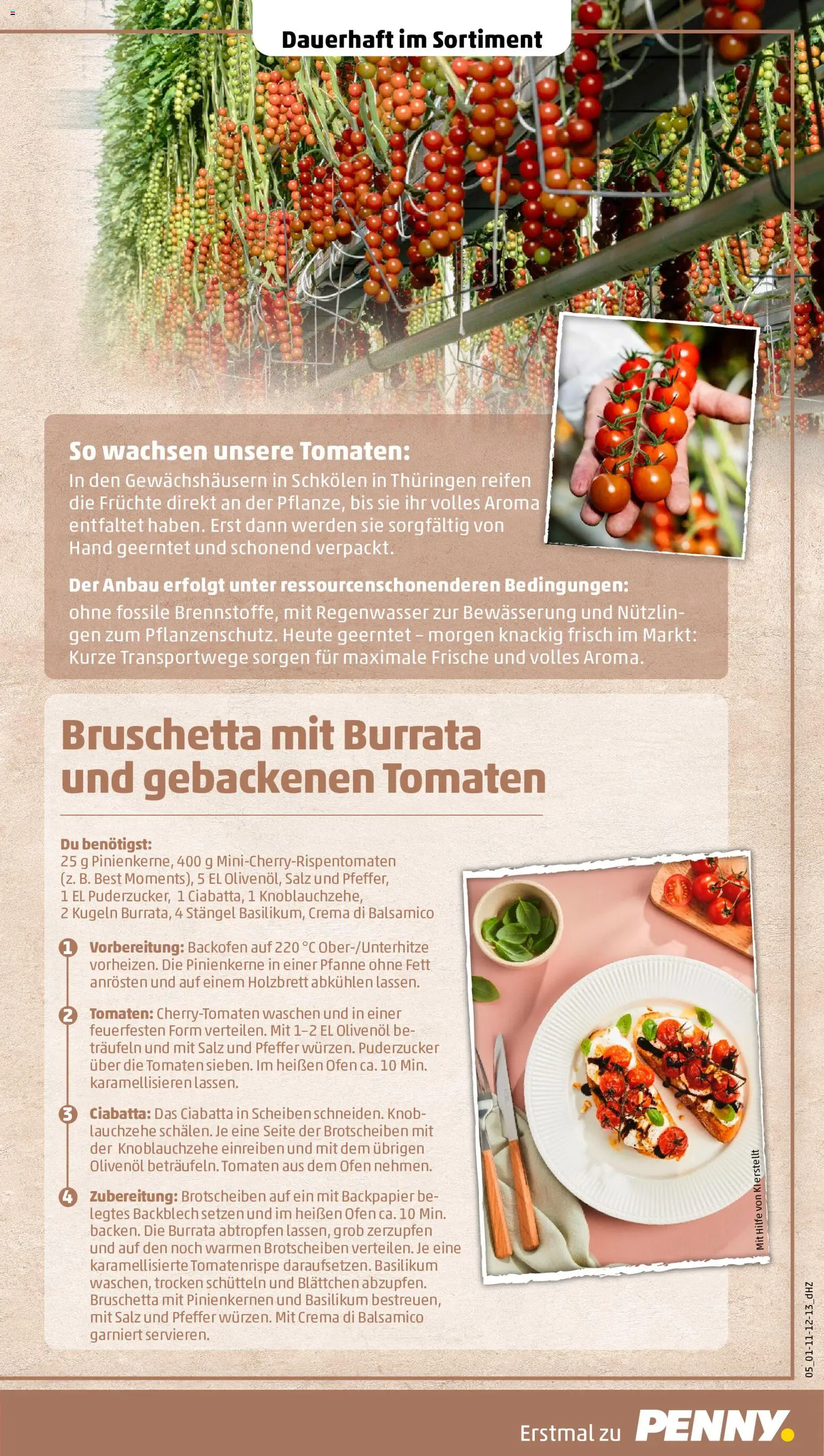 Penny Prospekt – gültig ab 17.08.2026 | Seite: 11 | Produkte: Ofen, Tomaten, Burrata, Salz