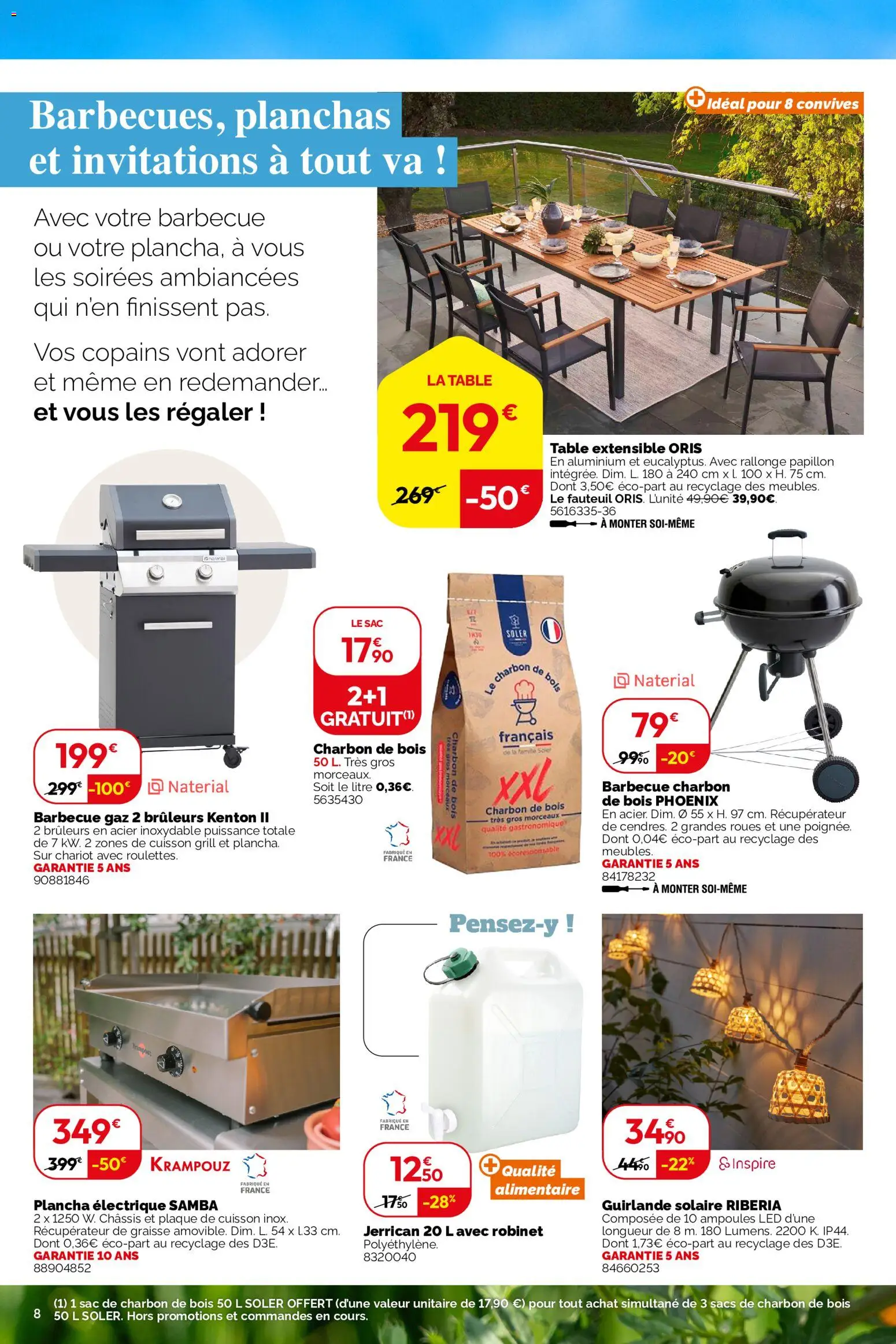{H1} | Page: 8 | Produits: Barbecue, Plaque de cuisson, Barbecue charbon, Bol