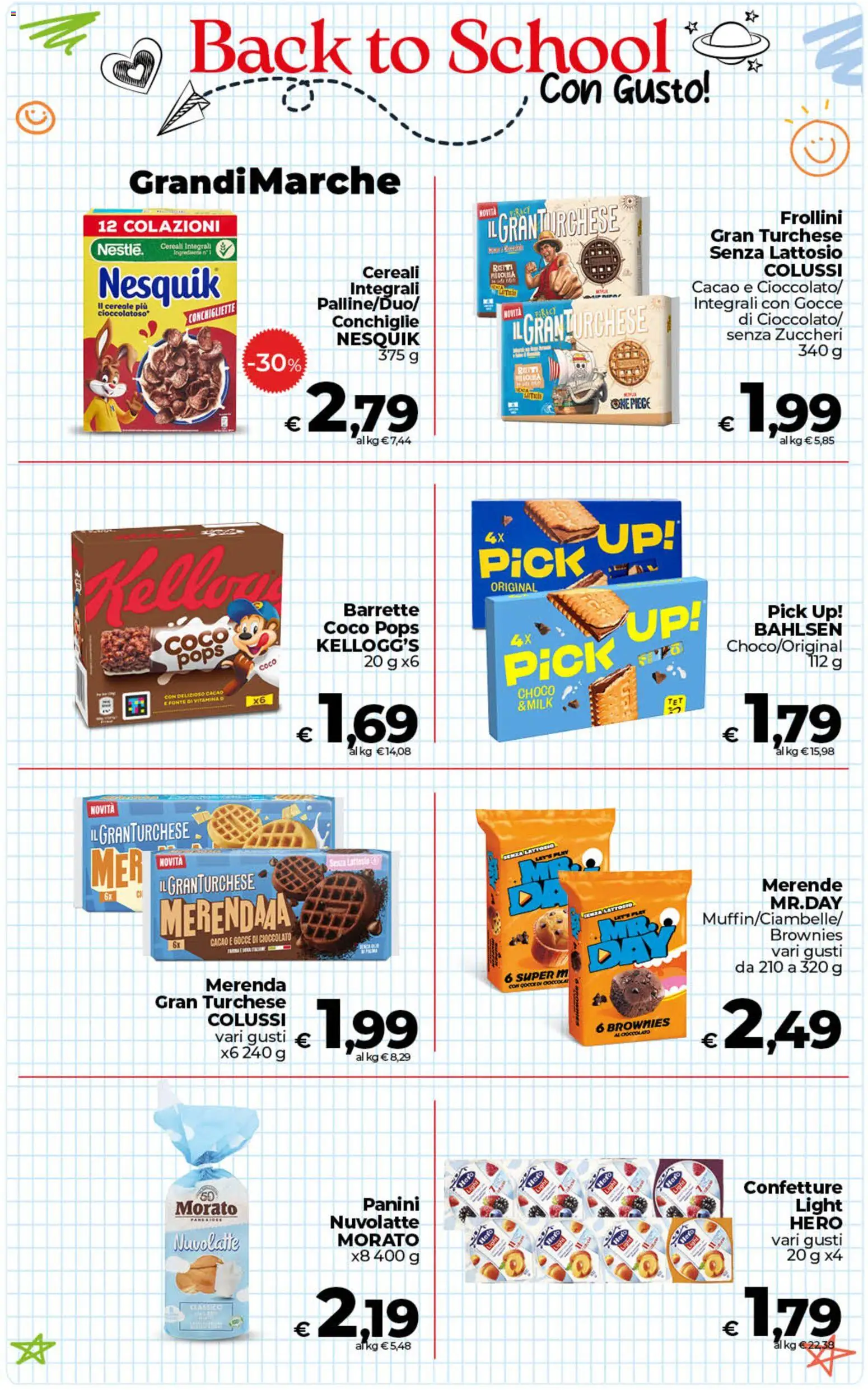Volantino Ipercoop del 11/09/2026 | Pagina: 24 | Prodotti: Cioccolato, Cereali, Cacao, Brownies