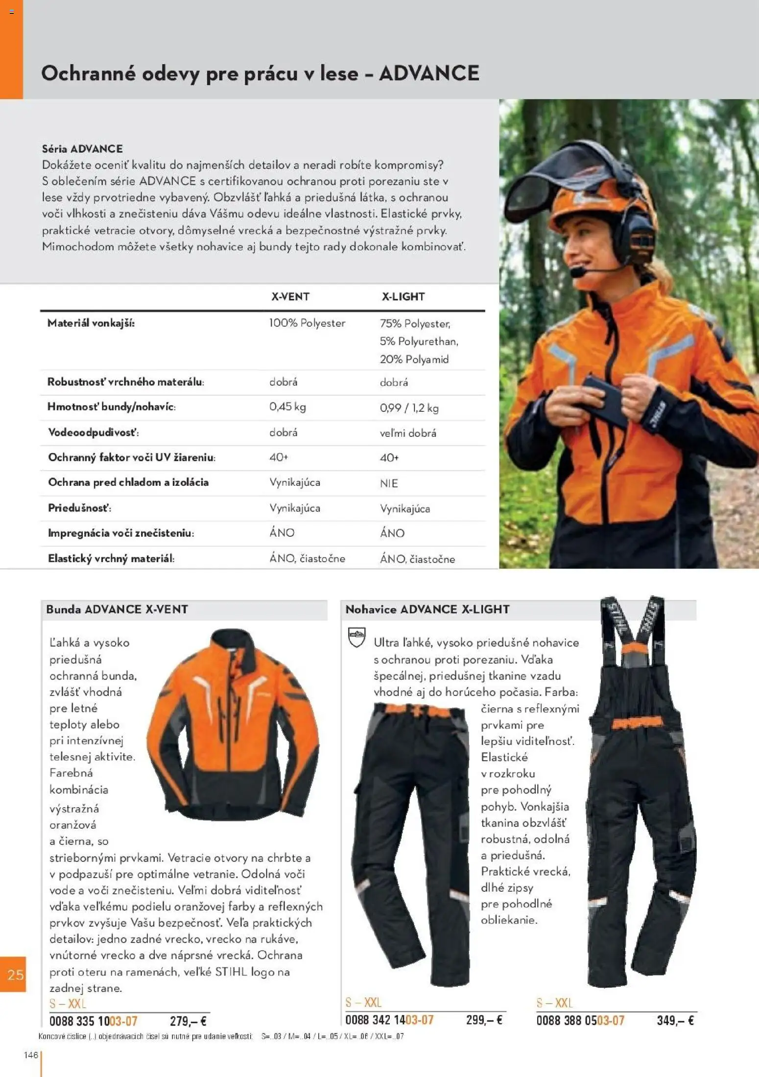 Nové STIHL akcie – leták je platný od 19.08.2026 | Strana: 146 | Produkty: Bunda, Nohavice