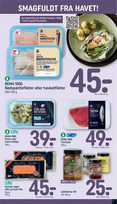 REMA 1000 Store rejer med hvidløg, STORE REJER MED HVIDLØG gyldig fra 14.06.2026 | Side: 7