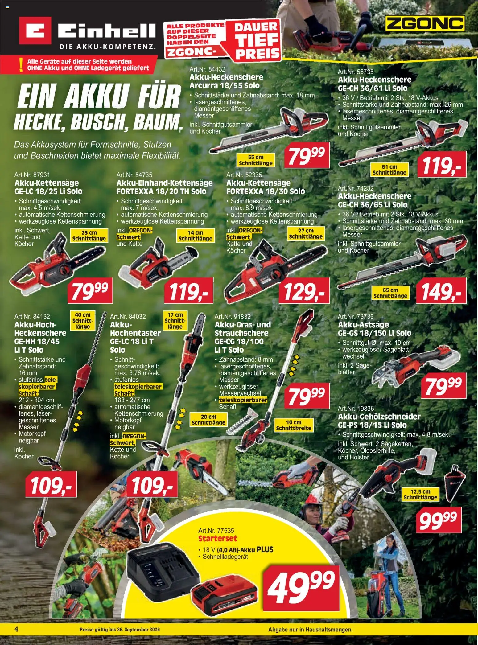 Zgonc September I 2026 gültig ab 01.09.2026 | Seite: 4 | Produkte: Kocher