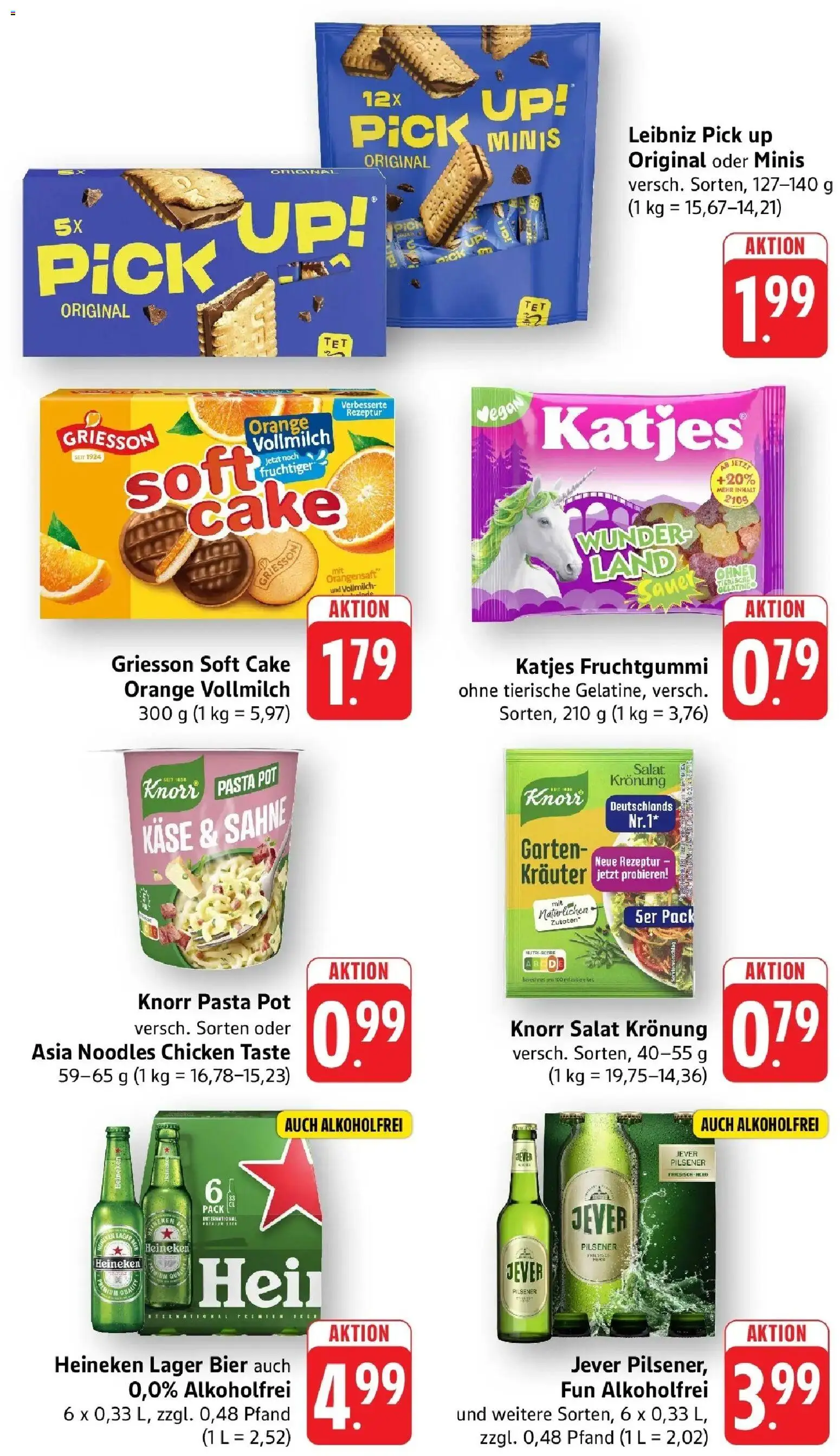 nah & gut Prospekt Sinsheim – gültig ab 13.07.2026 | Seite: 6 | Produkte: Orangensaft, Jever, Pasta, Sahne