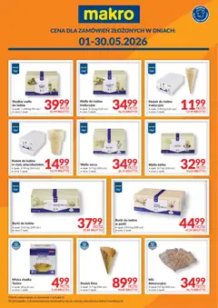 Pogląd oferty "Makro gazetka - Wafle do lodów" - ważna od 01.05.2026