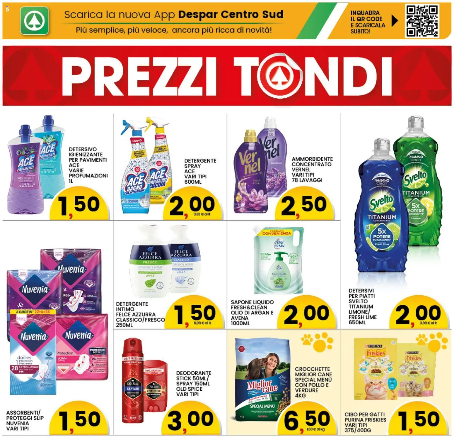Volantino Interspar del 20/08/2026 | Pagina: 5 | Prodotti: Detergente, Piatti, Limone, Lime