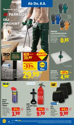Náhled letáku Lidl Německo leták od 03.08.2026 | Strana: 42 | Produkty: Parkside
