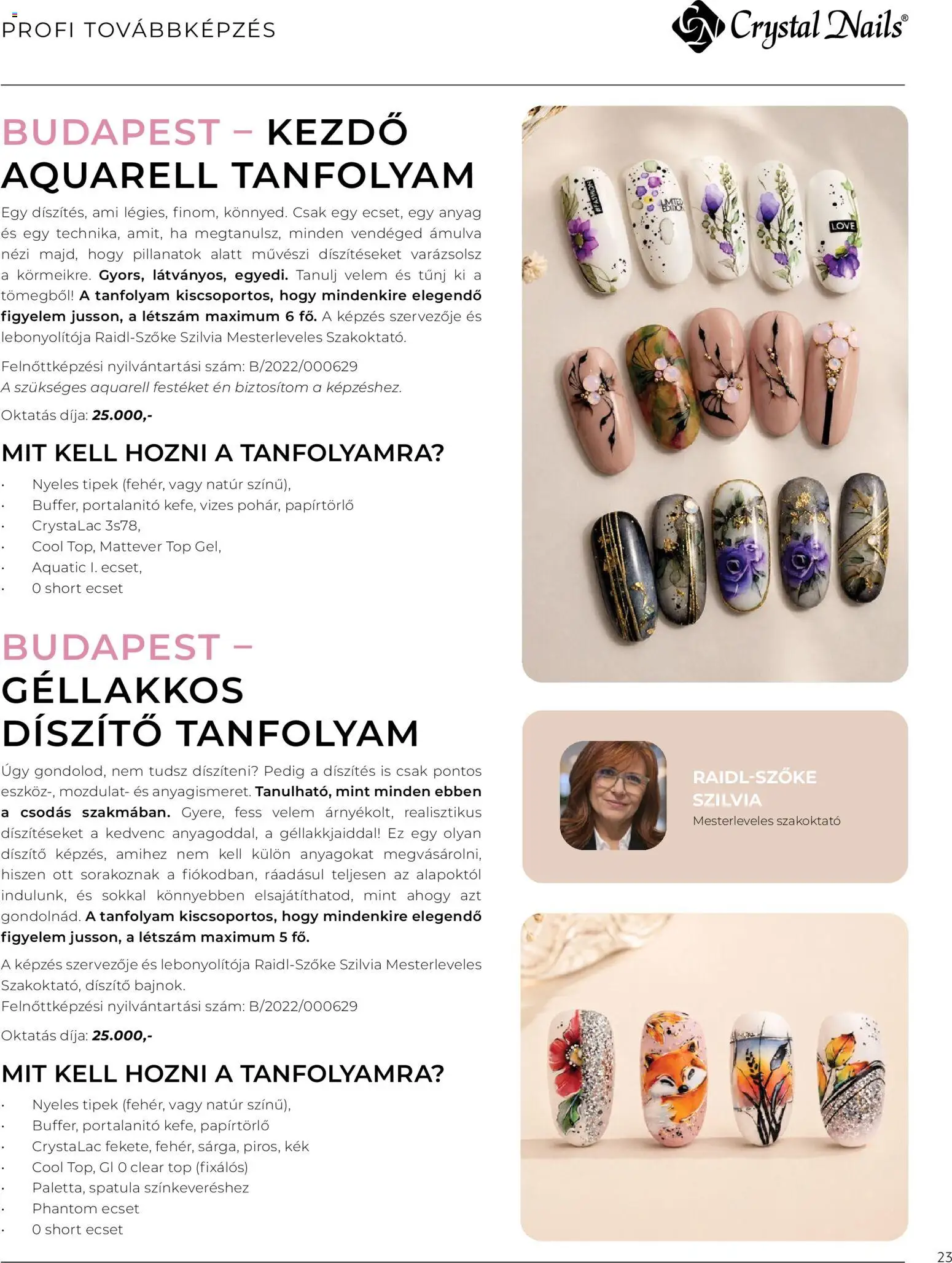 Crystal Nails akciós ujság - amely érvényes a következő dátumtól: 08.06.2026 | Oldal: 23 | Termékek: Papírtörlő, Ecset