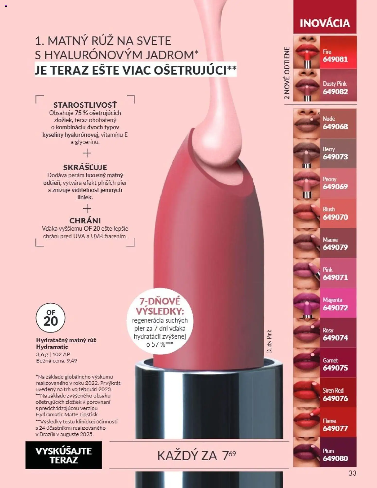 Nové Avon akcie – leták je platný od 01.09.2026 | Strana: 33