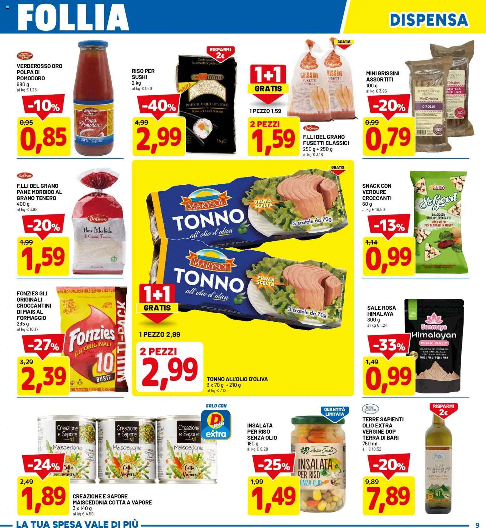 Volantino D Più del 22/06/2026 | Pagina: 9