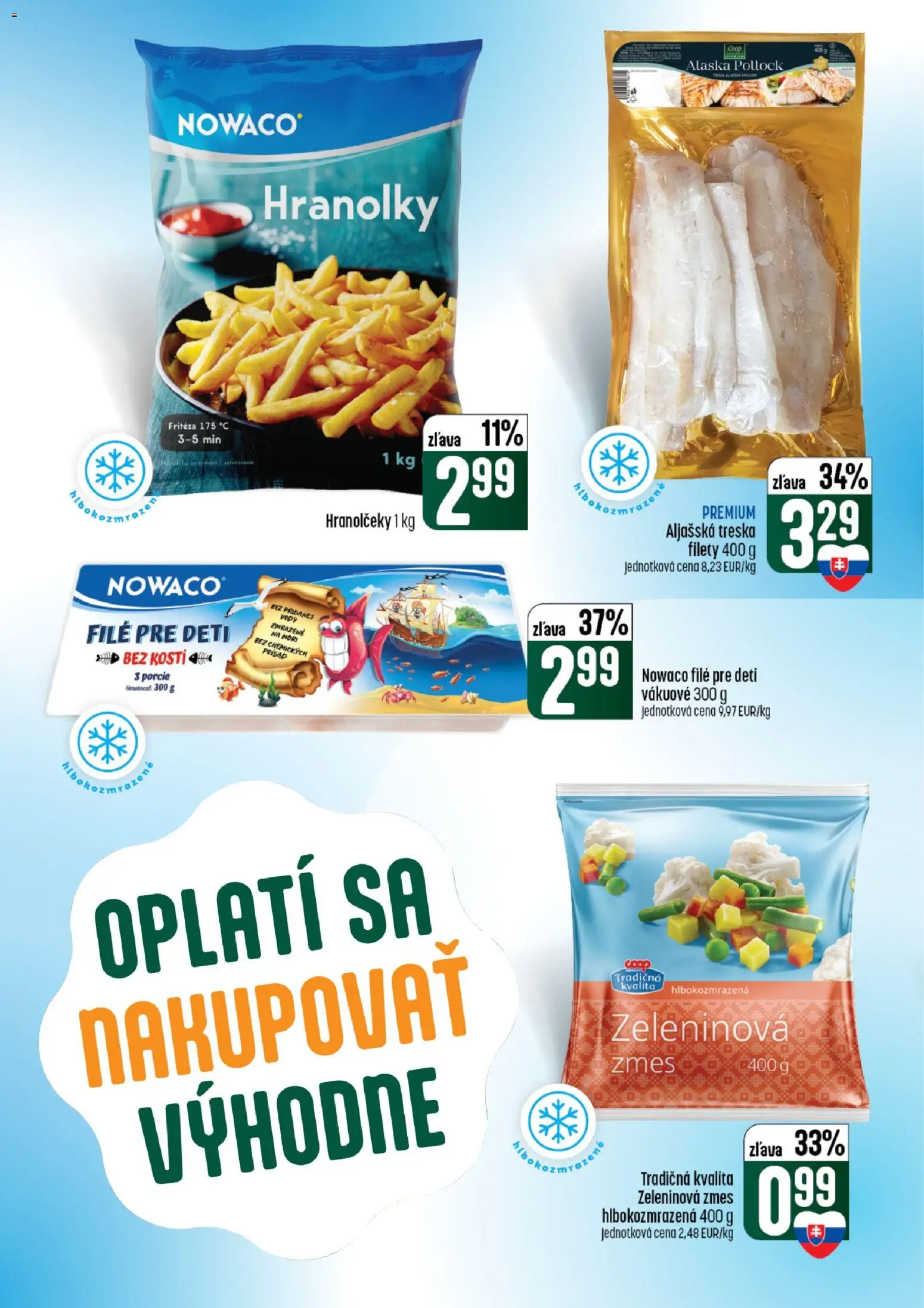 Nové COOP Jednota akcie – leták je platný od 13.08.2026 | Strana: 26 | Produkty: Fritéza, Filé, Zeleninová zmes, Treska