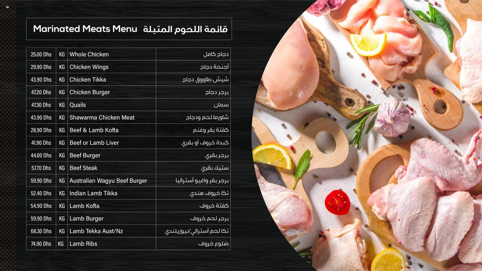 {H1} | Page: 1 | Products: Chicken, Steak, Beef, Ribs