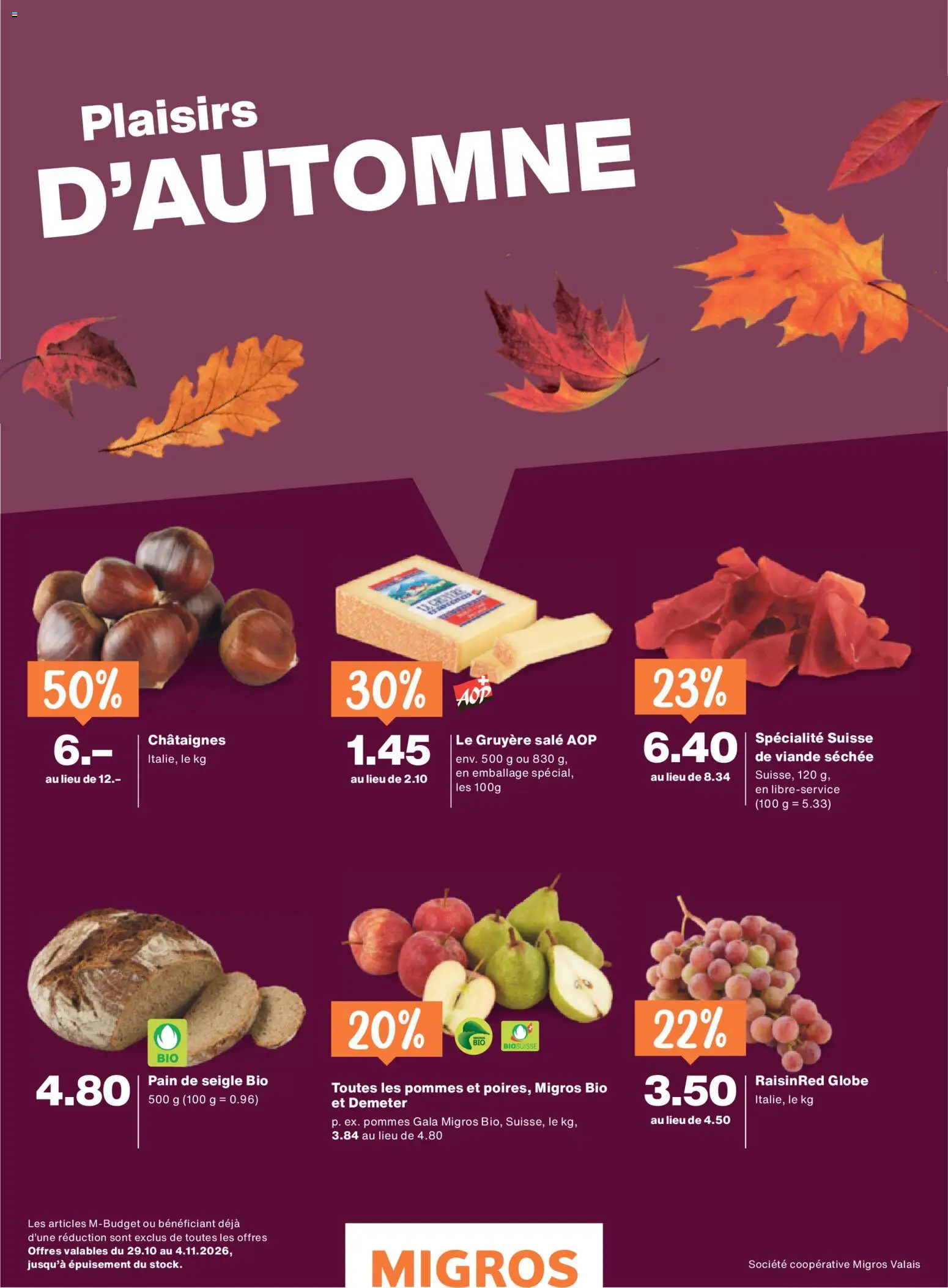 Migros aktionen Magazine FR – gültig ab 29.10.2026 | Seite: 49