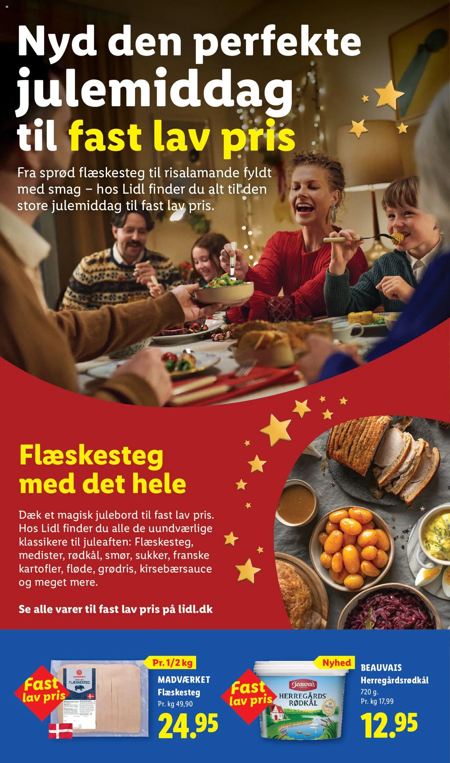 Lidl tilbudsavis – gyldig fra 25/10/2026 | Side: 10 | Produkter: Risalamande, Kirsebærsauce, Rødkål, Flæskesteg