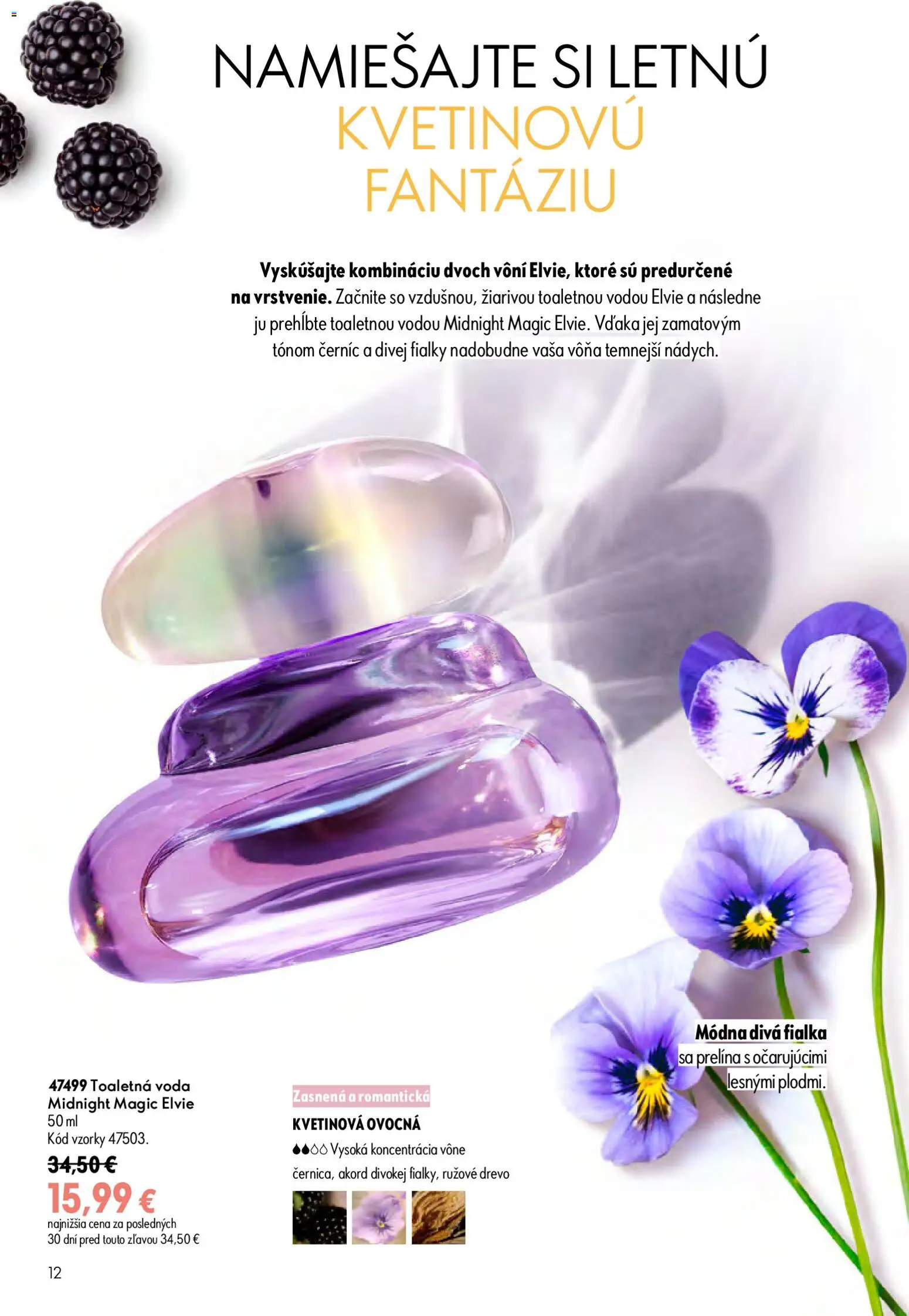 Nové Oriflame akcie – leták je platný od 17.06.2026 | Strana: 12 | Produkty: Toaletná voda, Voda