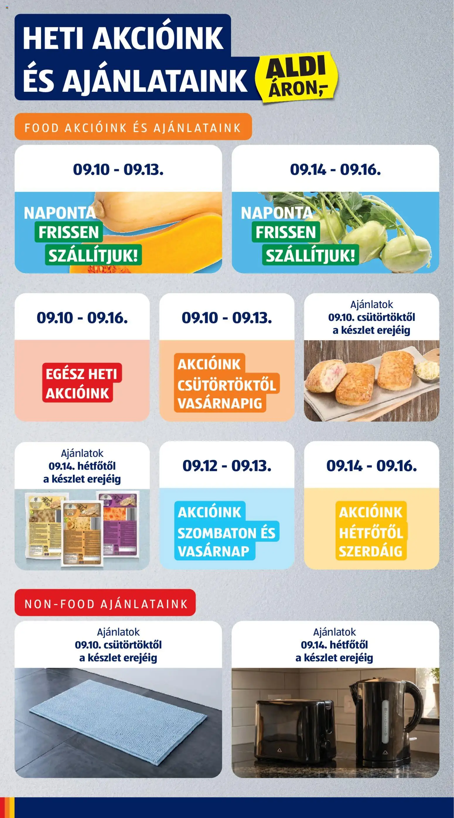Aldi akciós ujság - amely érvényes a következő dátumtól: 2026.09.10. | Oldal: 4