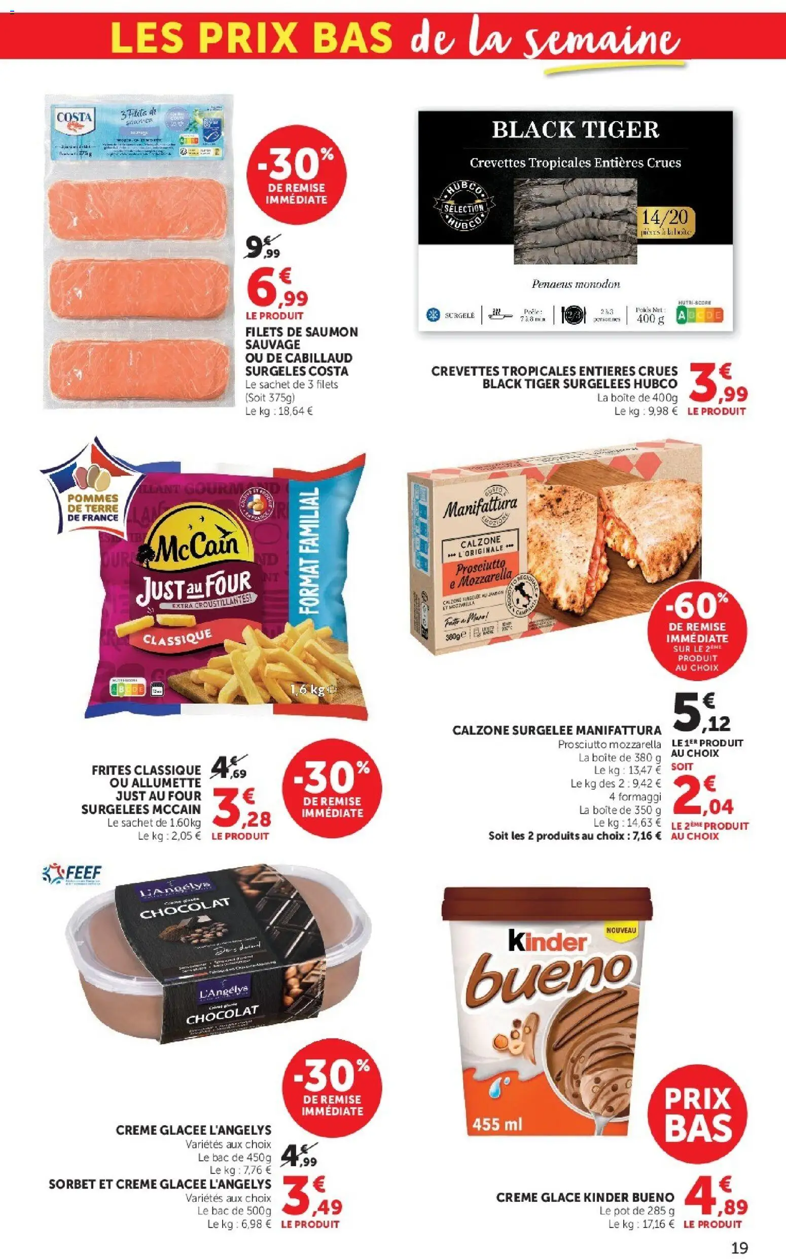 {H1} | Page: 19 | Produits: Four, Poids, Frites, Pommes