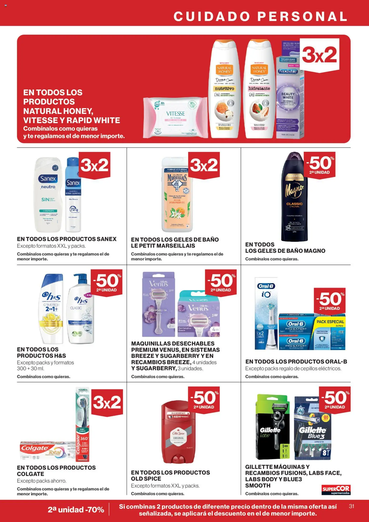 Supercor folleto │ válido desde el 28/10/2026 | Página: 31 | Productos: Corrector, Té, Body, Baño