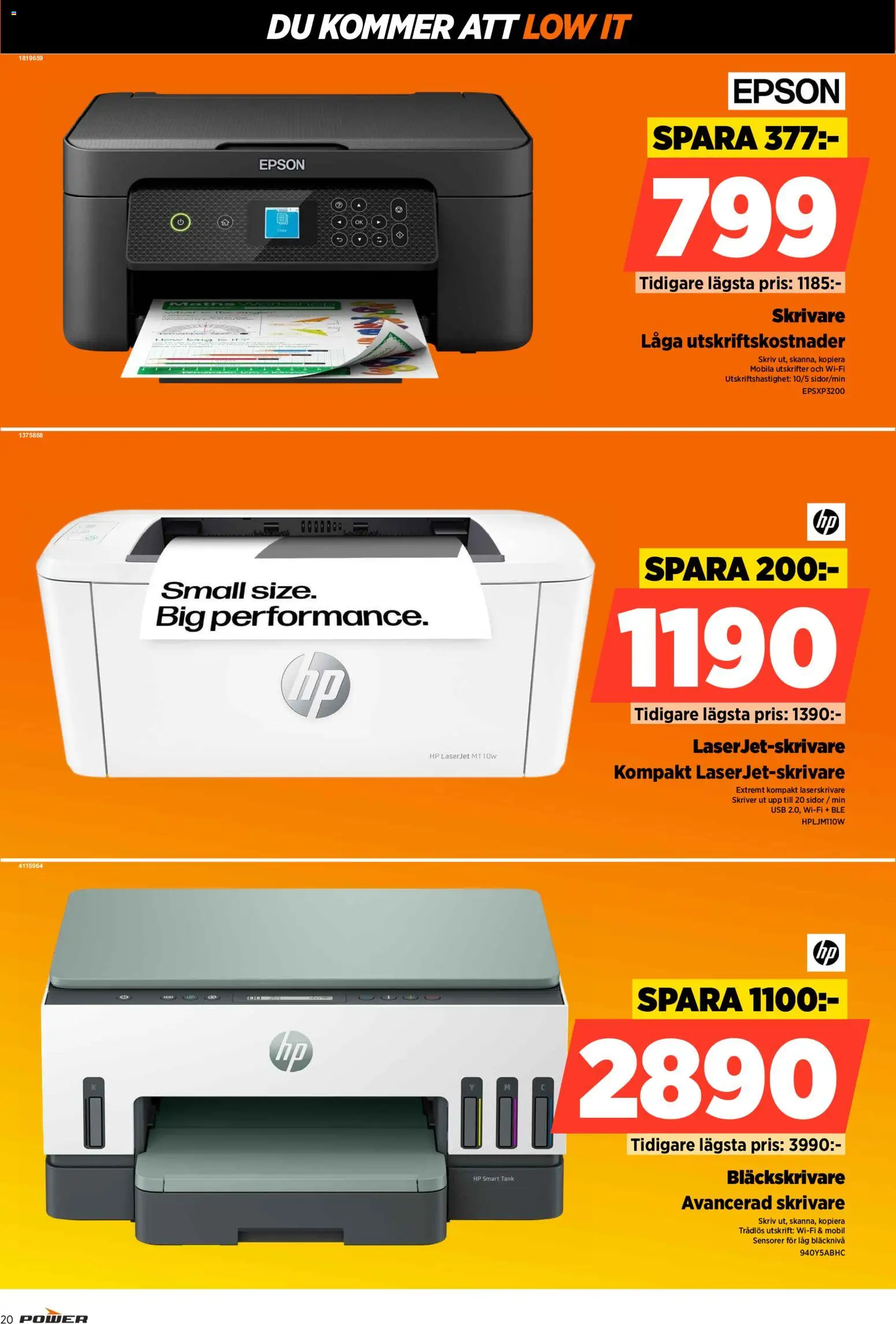 Power reklamblad aktuell från 20/07/2026 | Sida: 20