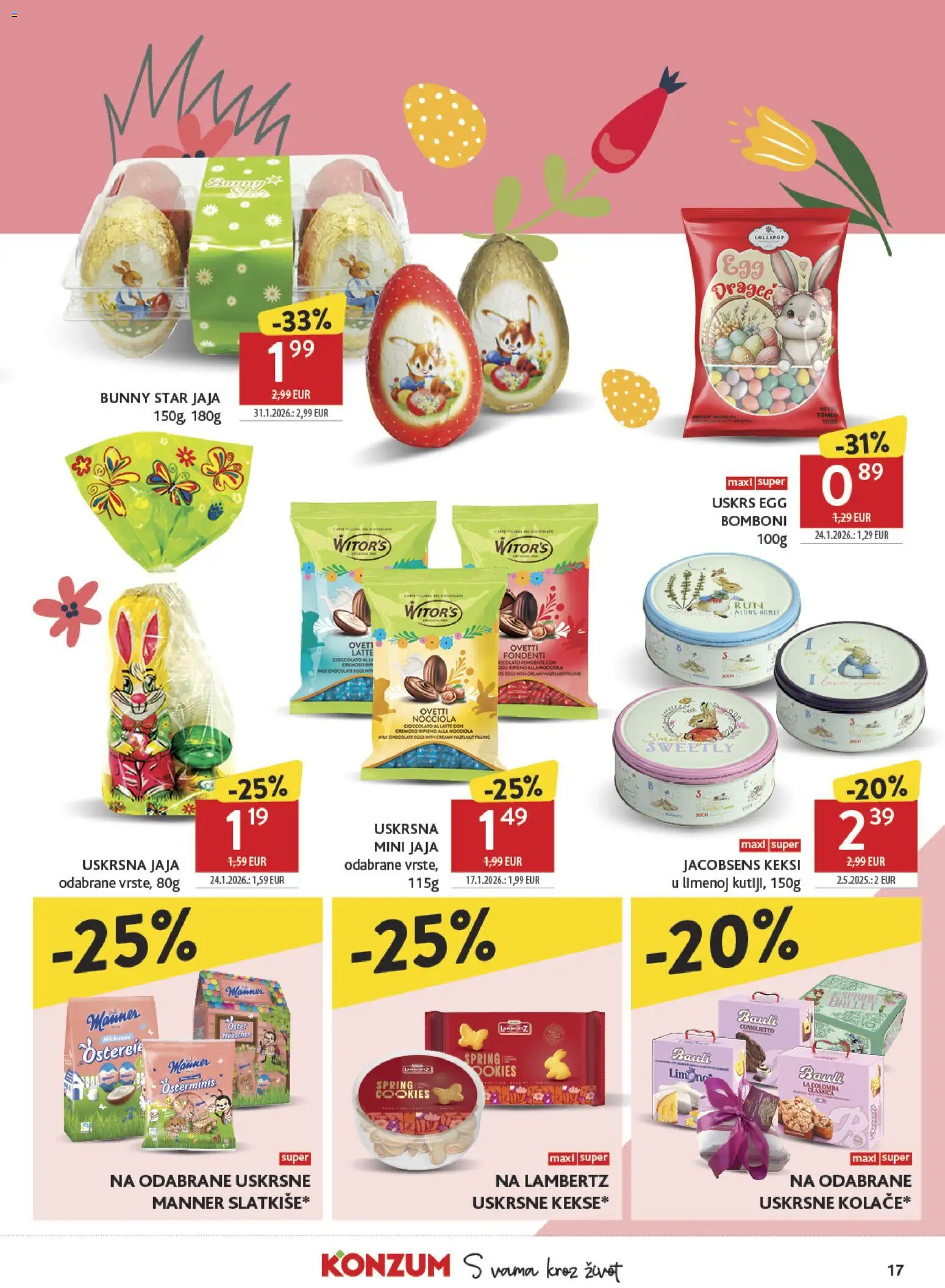 Konzum HR akciós ujság - amely érvényes a következő dátumtól: 11.03.2026 | Oldal: 17