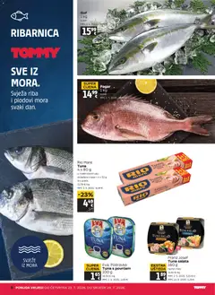 Tommy Katalog - Pregled kataloga iz trgovine Tommy, vrijedi od 23.07.2026 | Stranica: 8 | Proizvodi: Rio Mare, Podravka, Riba, Salata
