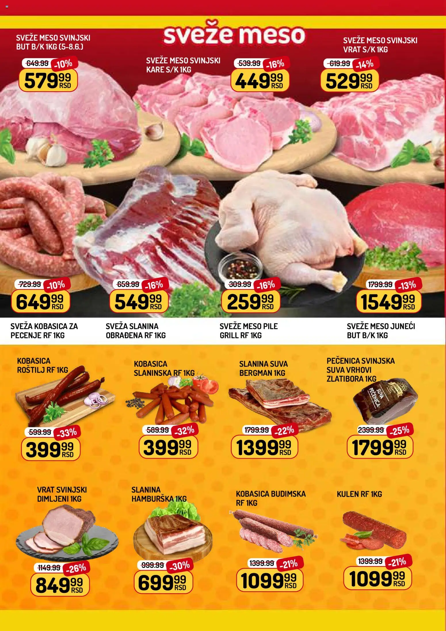 Aman katalog - važi od 05.06.2026 | Strana: 2 | Proizvode: Kulen, Pile, Slanina, Kobasica