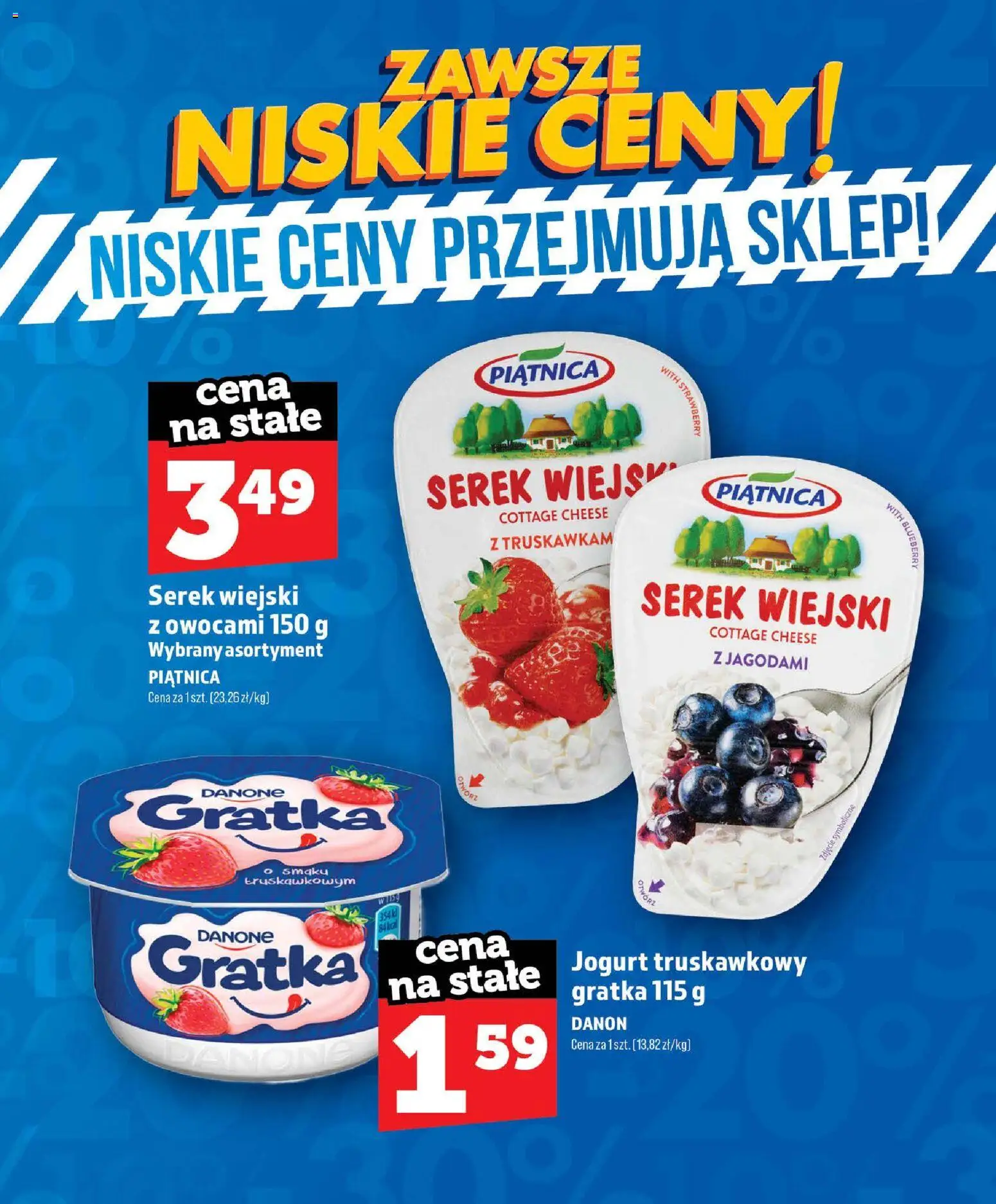 Topaz gazetka - Zawsze Niskie Ceny od 01.07.2026 | Strona: 16 | Produkty: Serek, Piątnica, Serek wiejski, Jogurt