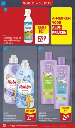 Aldi folder - Voorbeeld van een folder van Aldi, geldig van 02-11-2026 | Pagina: 48 | Producten: Wasverzachter, Robijn, Geur, Conditioner