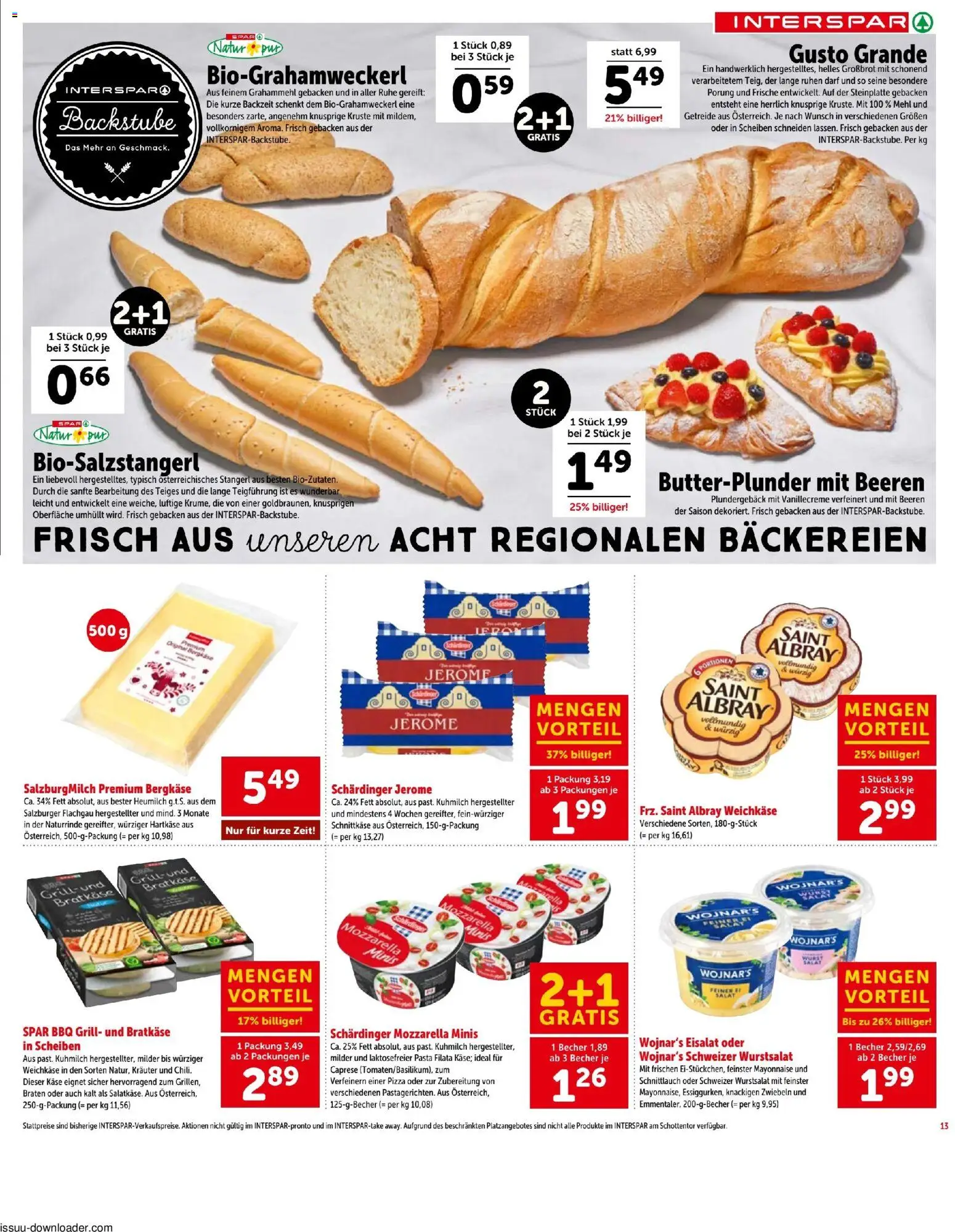Interspar - Flugblatt gültig ab 07.05.2026 | Seite: 13 | Produkte: Getreide, Pasta, Zwiebeln, Wurst