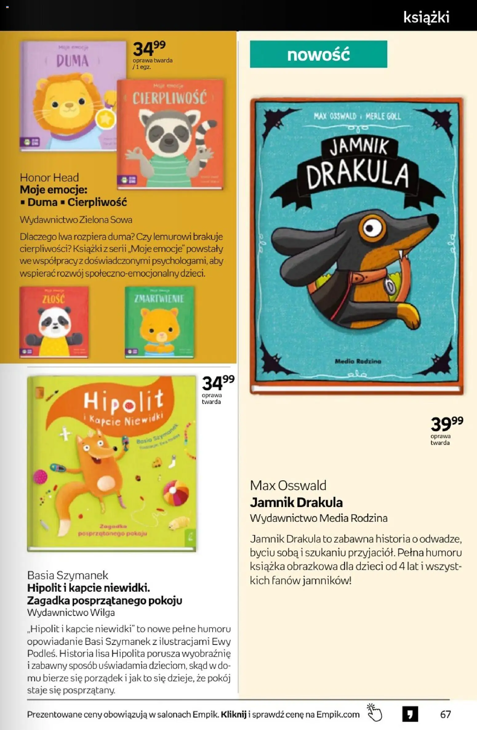 Empik promocje - Tom kultury Książki od 14.10.2026 | Strona: 67 | Produkty: Kapcie, Książki