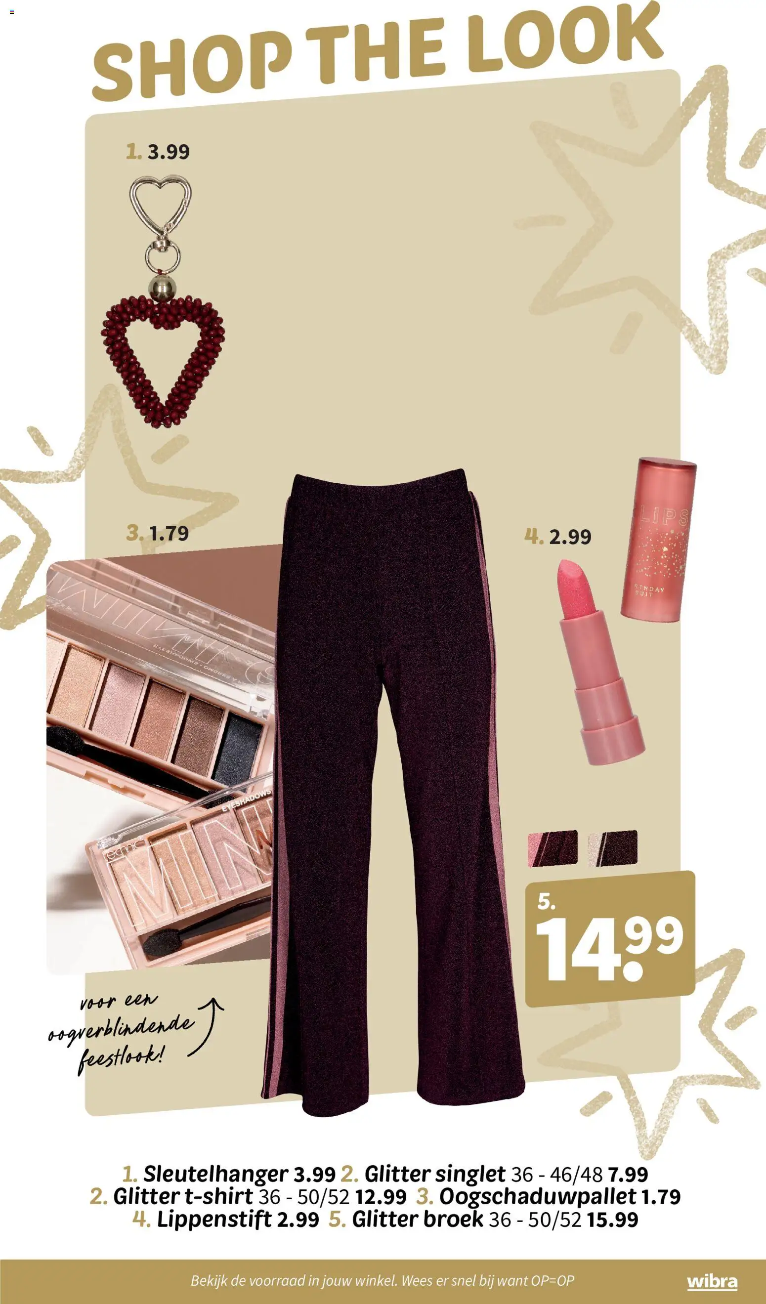 {H1} | Pagina: 7 | Producten: Broek, Lippenstift