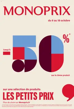Monoprix - Prévisualisation de Monoprix catalogue valide à partir de 06/10/2026