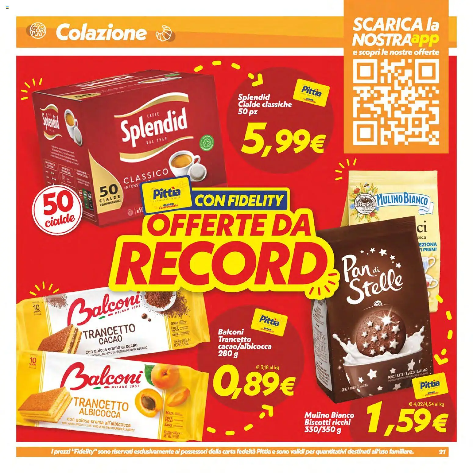 Volantino SuperConveniente del 23/07/2026 | Pagina: 21 | Prodotti: Crema, Caffè, Latte, Olio