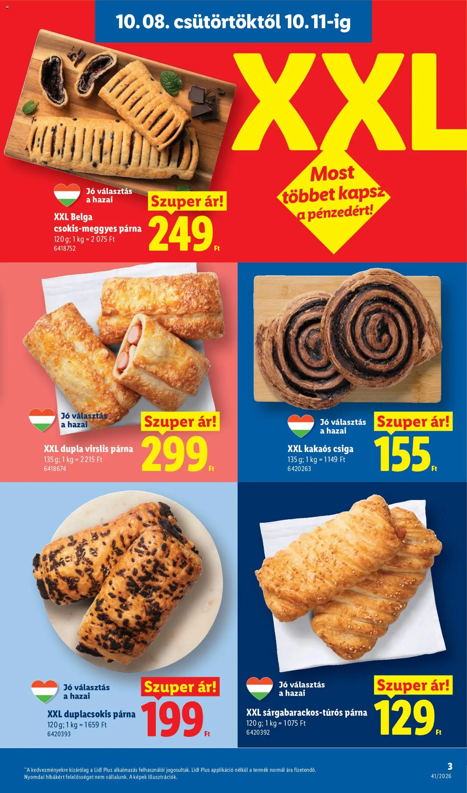 Lidl akciós ujság - amely érvényes a következő dátumtól: 2026.10.08. | Oldal: 3