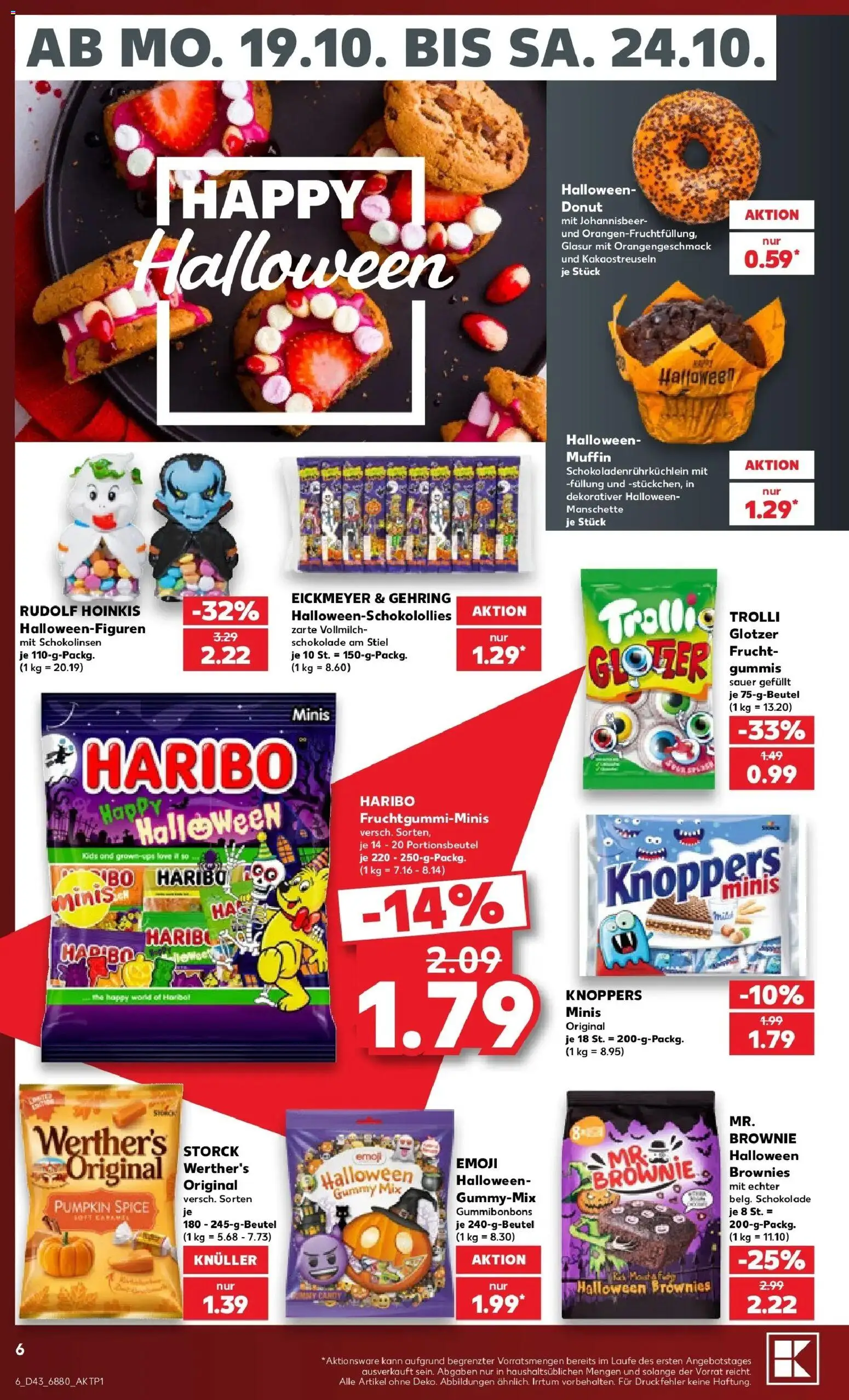 Prospekt Kaufland ab 19.10.2026 » Angebote Online zum Blättern | Seite: 10 | Produkte: Haribo, Schokolade, Knoppers