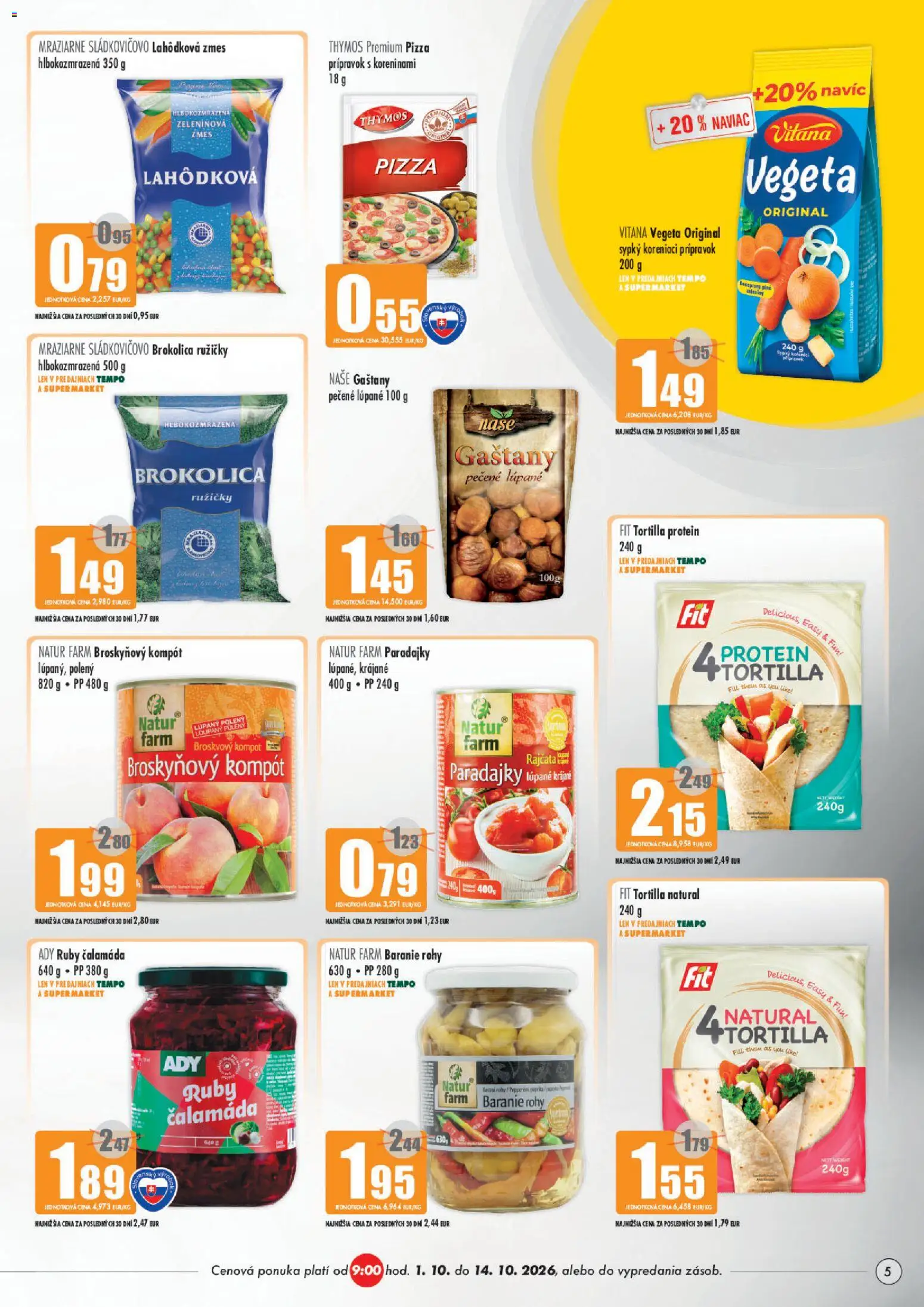 Nové COOP Jednota akcie – leták je platný od 01.10.2026 | Strana: 5