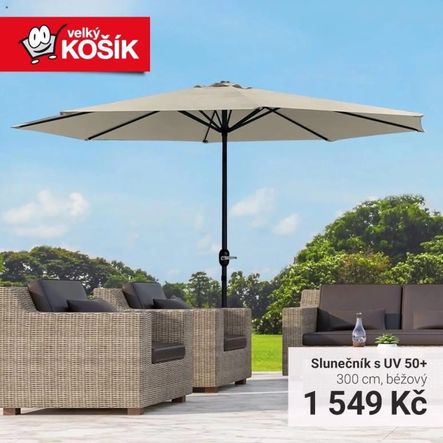 Velký Košík leták od 06.06.2026 | Strana: 4 | Produkty: Košík, Slunečník