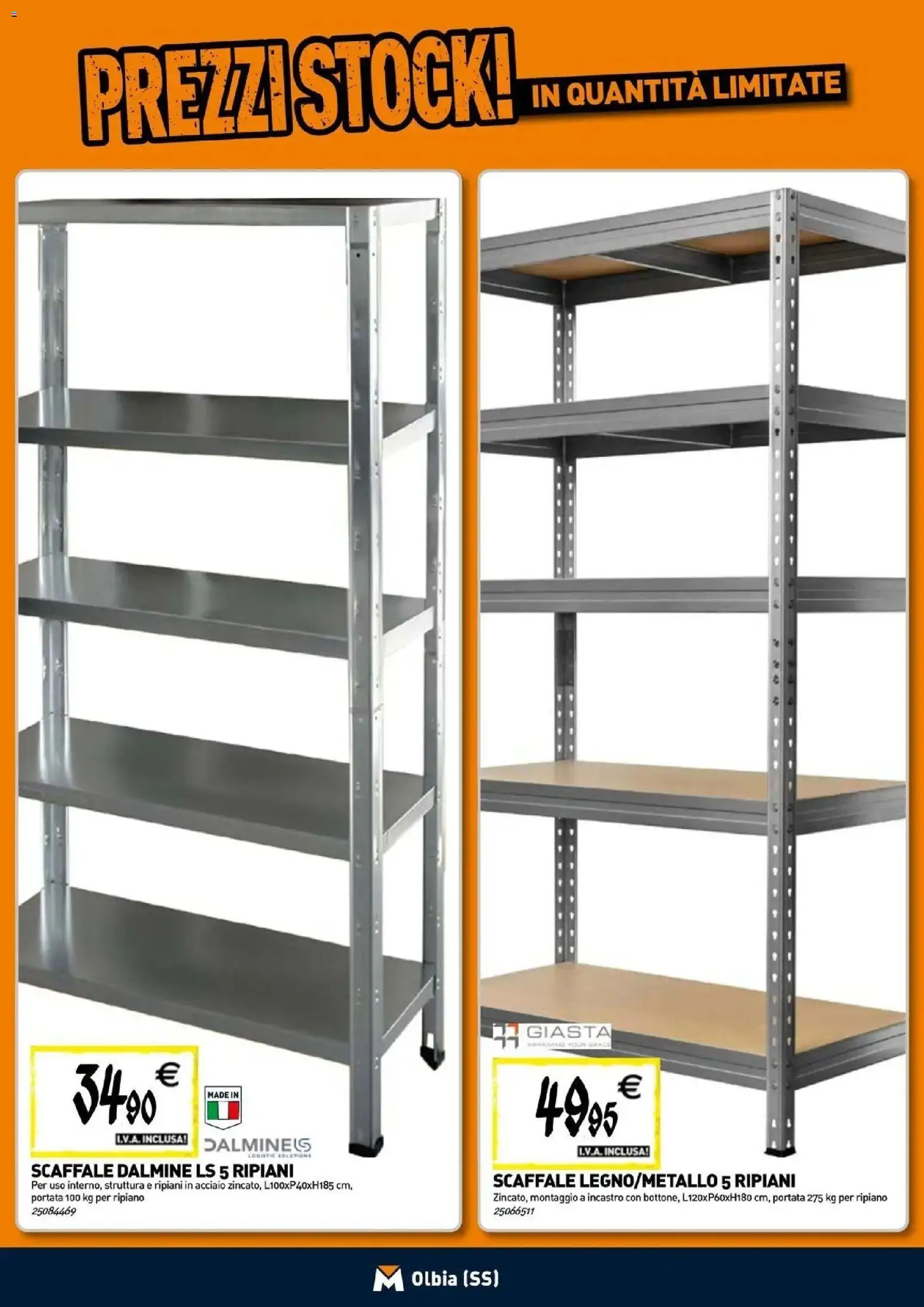 Nuovo TECNOMAT catalogo Olbia dal 24/09/2026 > offerte anteprima 🛍️ | Pagina: 17 | Prodotti: Ripiano, Scaffale