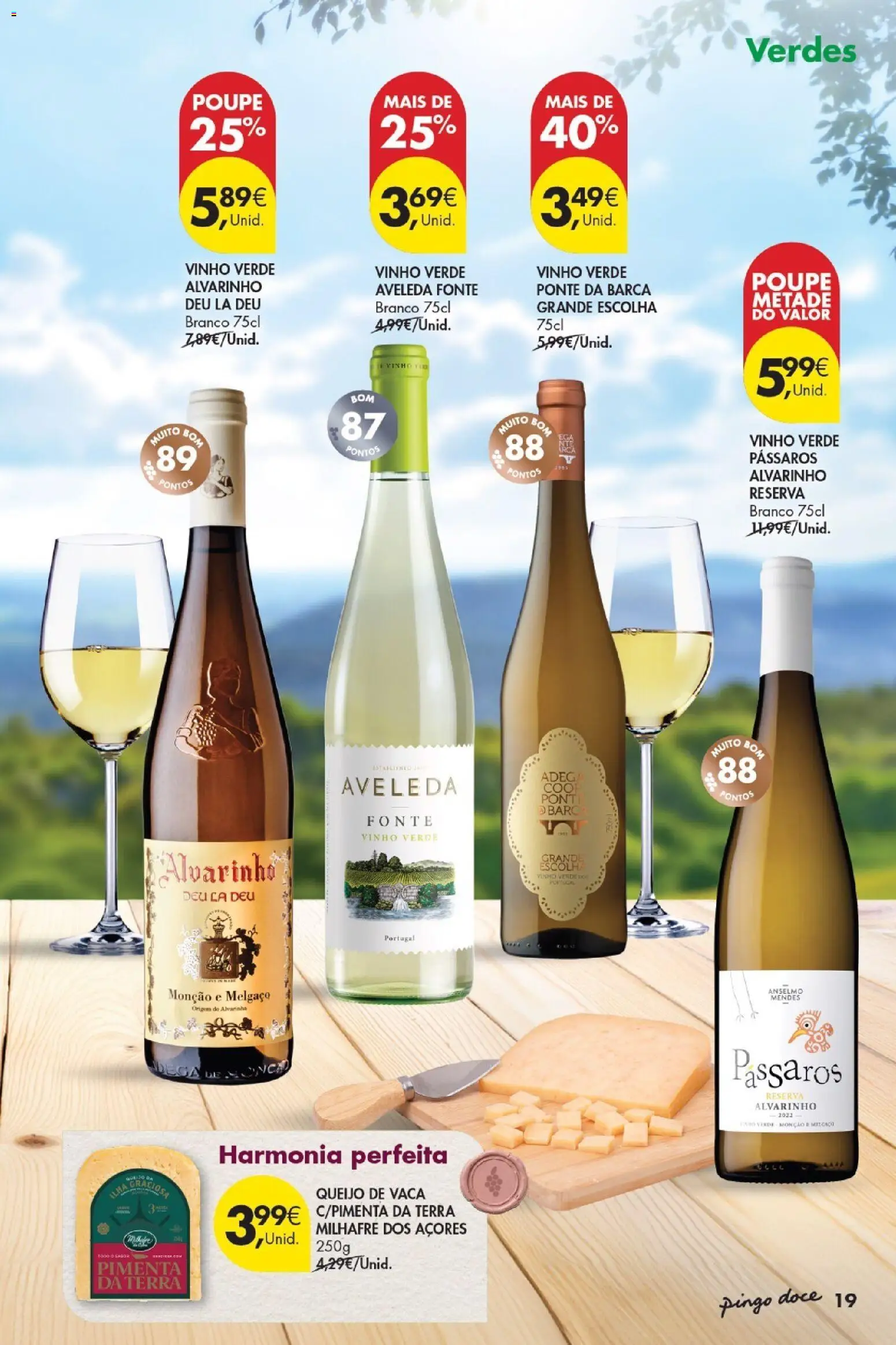Pingo Doce Vinhos Frescos │ válido de 30/06/2026 | Página: 19 | Produtos: Queijo, Vinho