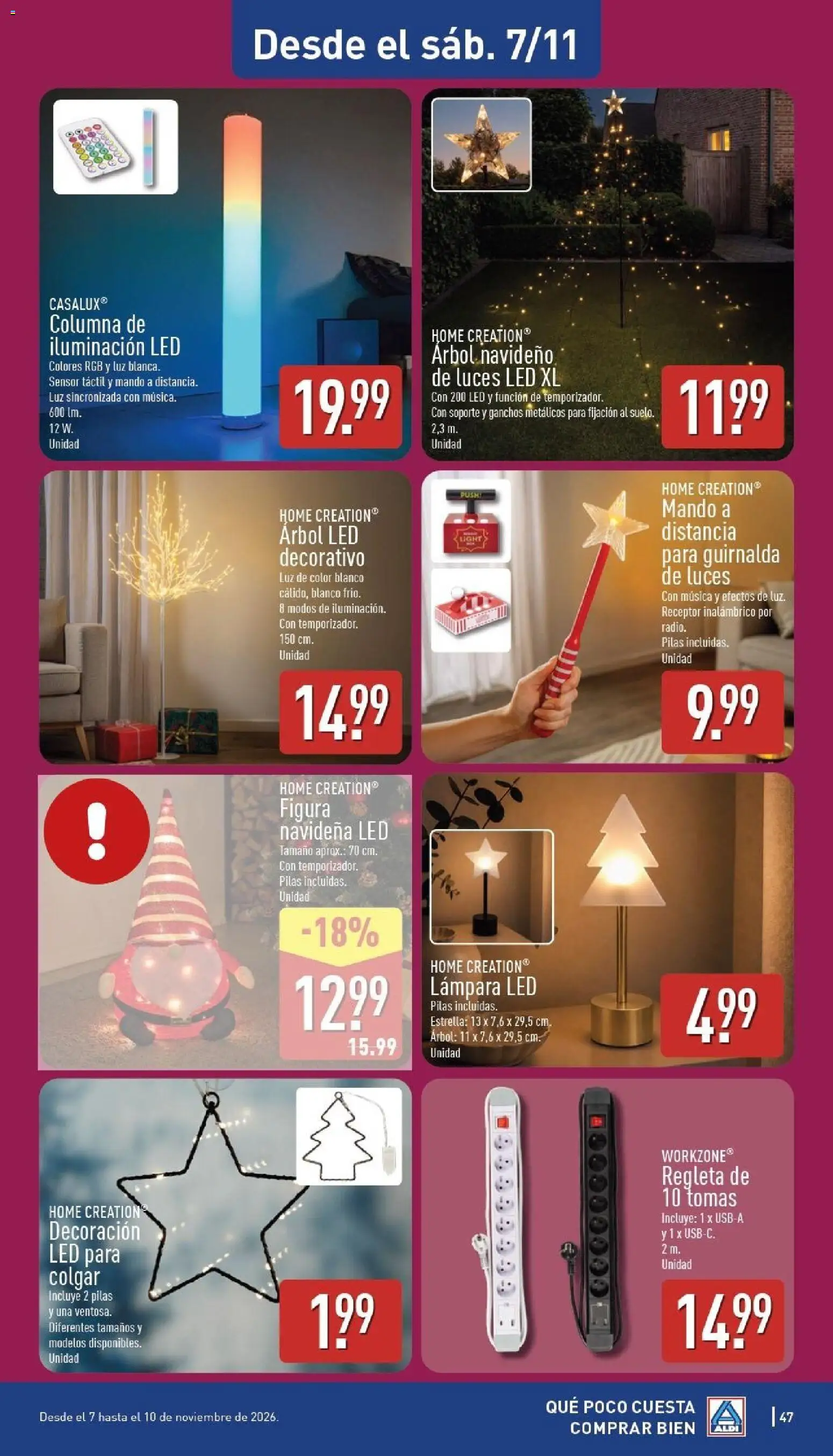 Aldi folleto Canarias │ válido desde el 02/11/2026 | Página: 47