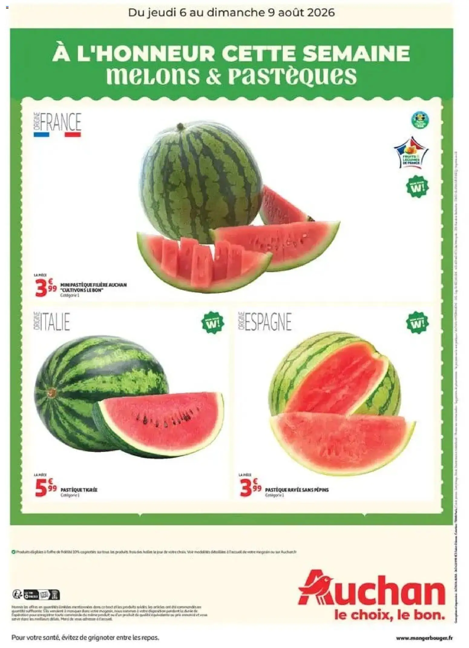 {H1} | Page: 2 | Produits: Pastèque